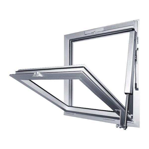 GEZE RWA 100 NT mit E250NT, Hub 200 mm, Aluminium silber eloxiert