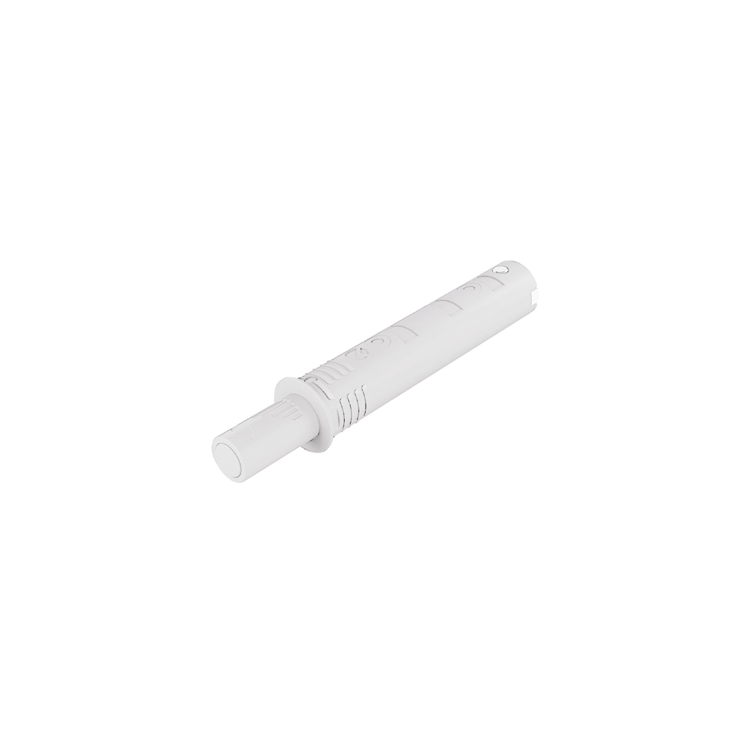 ITALIANA ferramenta K-Push Tech Druckschnapper mit Puffer, Hub 14 mm, weiß