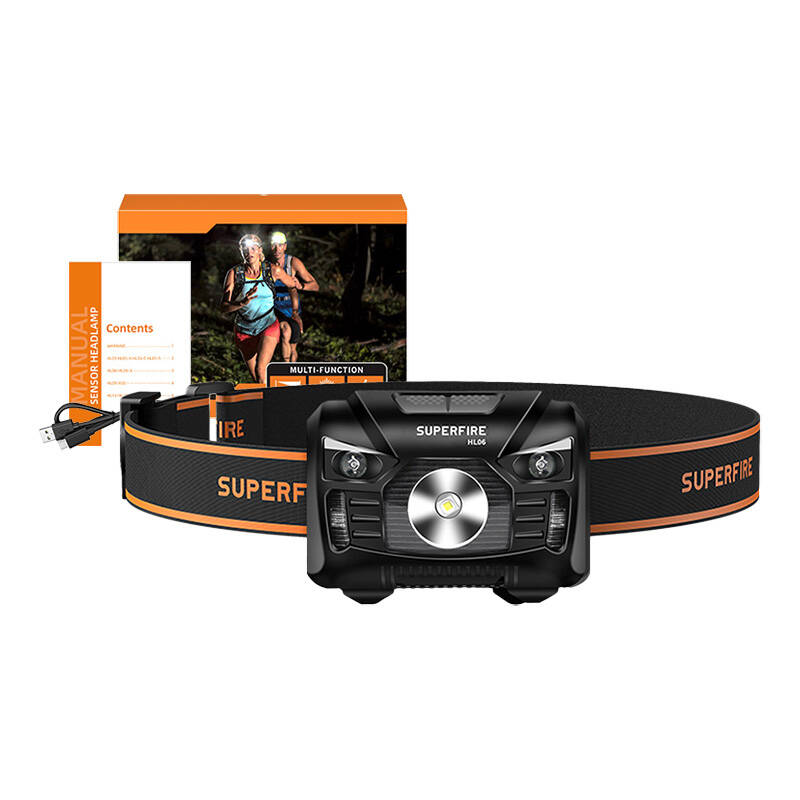 Superfire Stirnlampe HL06 500 Lumen USB