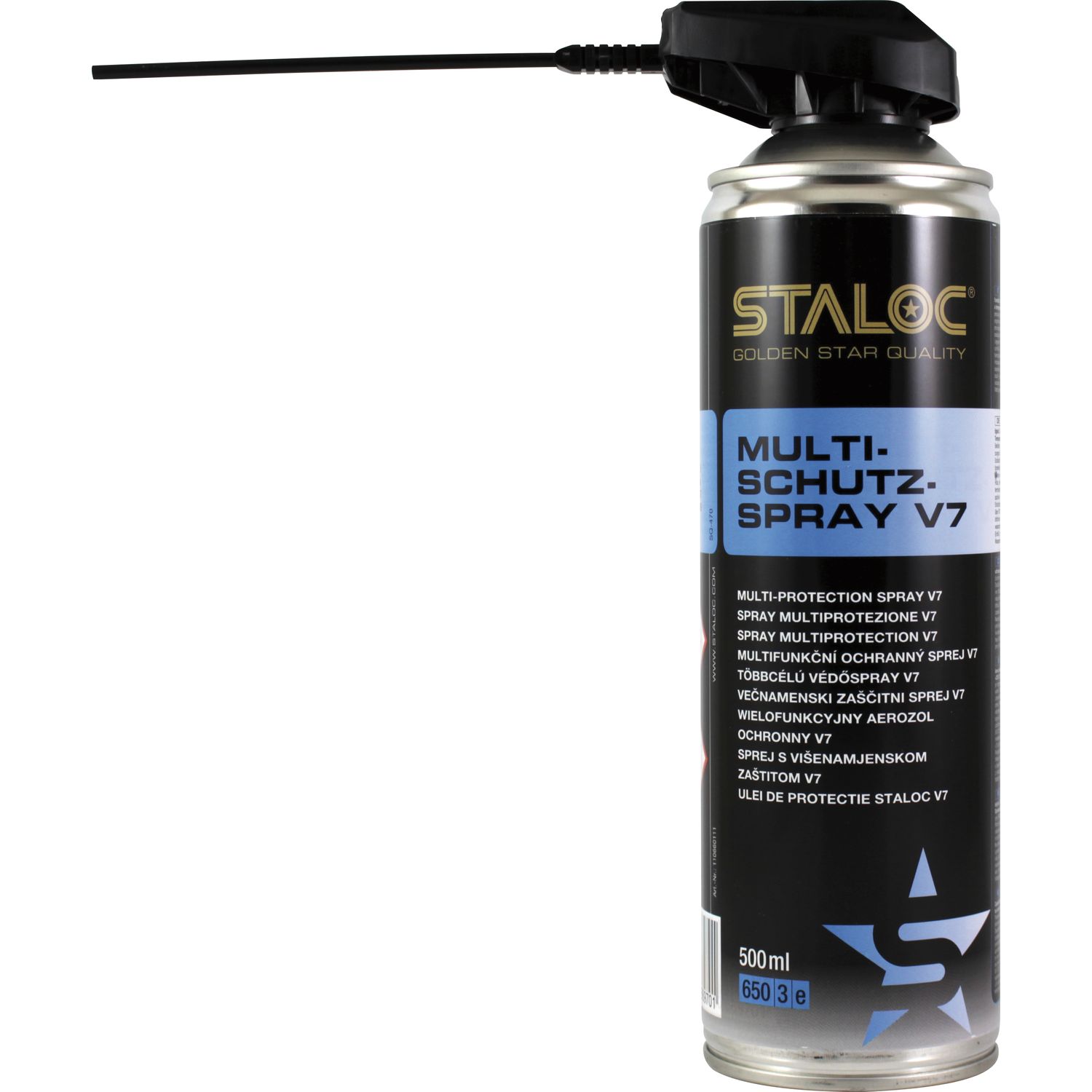 STALOC Multischutzöl MultiStraw V7 SQ-470 500ml Spray mit Dualsprühkopf (500 ml)