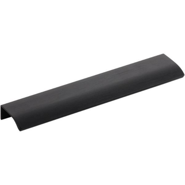 furnipart Griffleiste Edge Straight Lochabstand 2x80mm Länge 200mm Aluminium schwarz matt