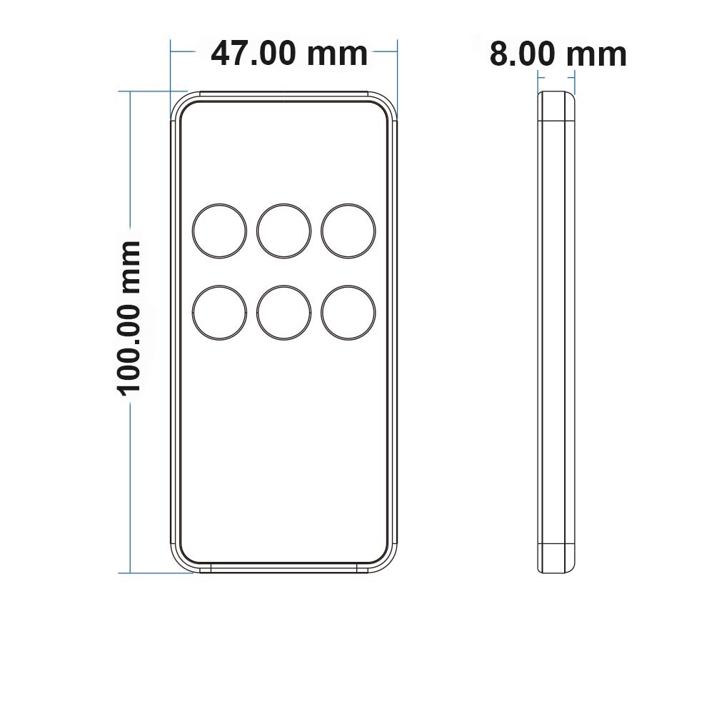 ISOLED Sys-Pro Single Color 1 Zone Fernbedienung Mini