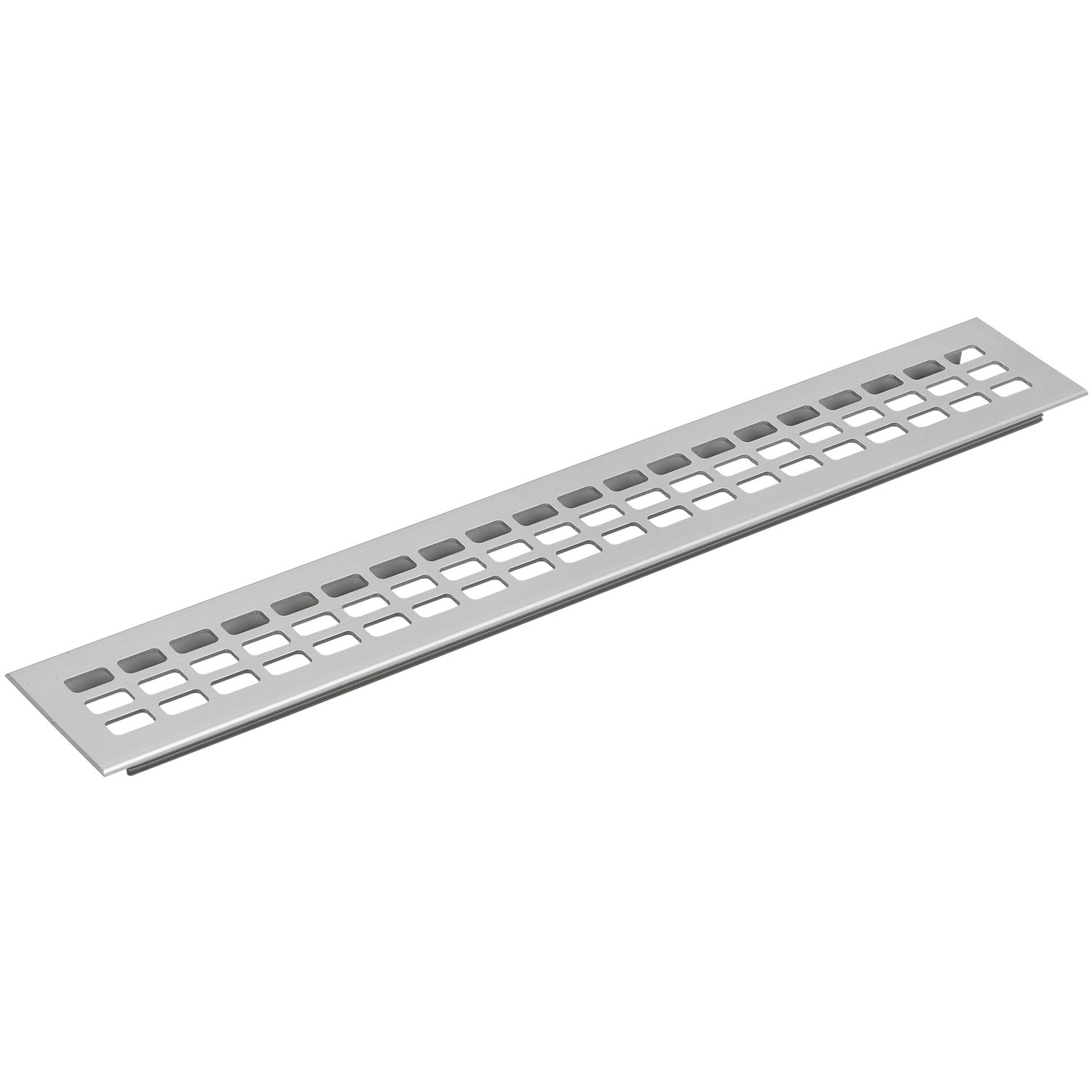 Lüftungsgitter 1000 x 80 mm Aluminium natur eloxiert
