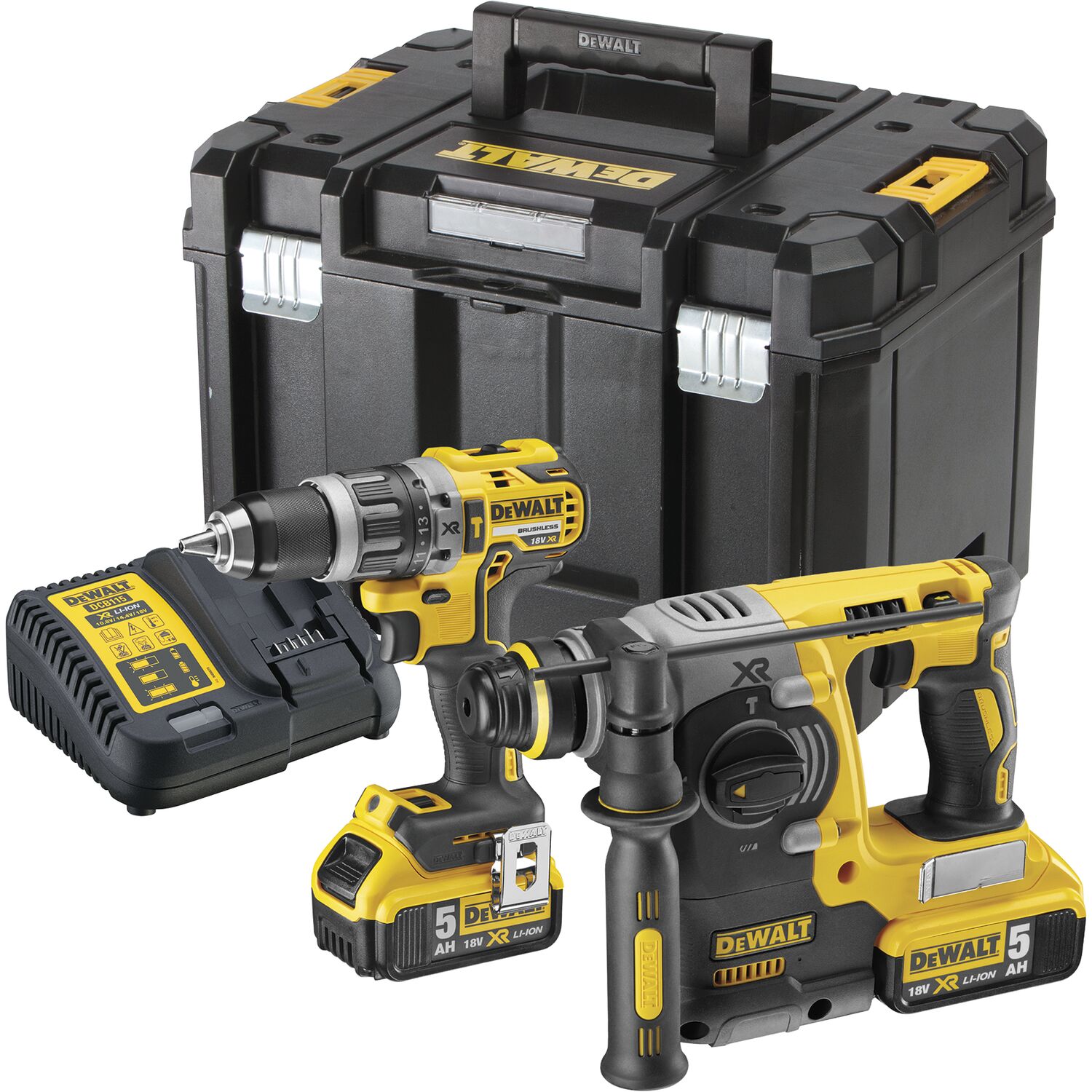 DeWalt Akku-Set DCK207P2T 18 Volt / 5,0 Ah (IEC) Li-Ion