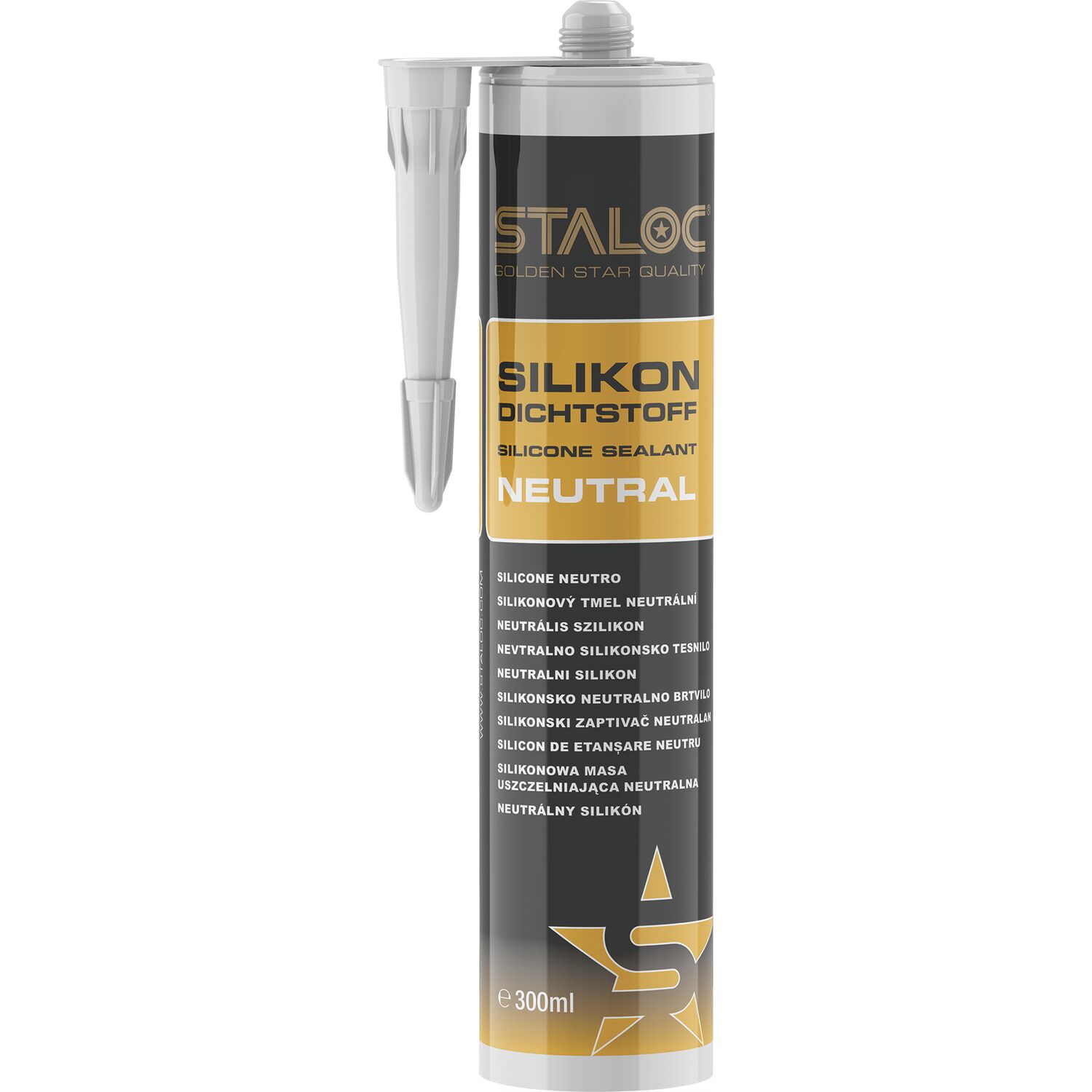 STALOC Neutralsilikon 300ml manhattan (300 ml)
