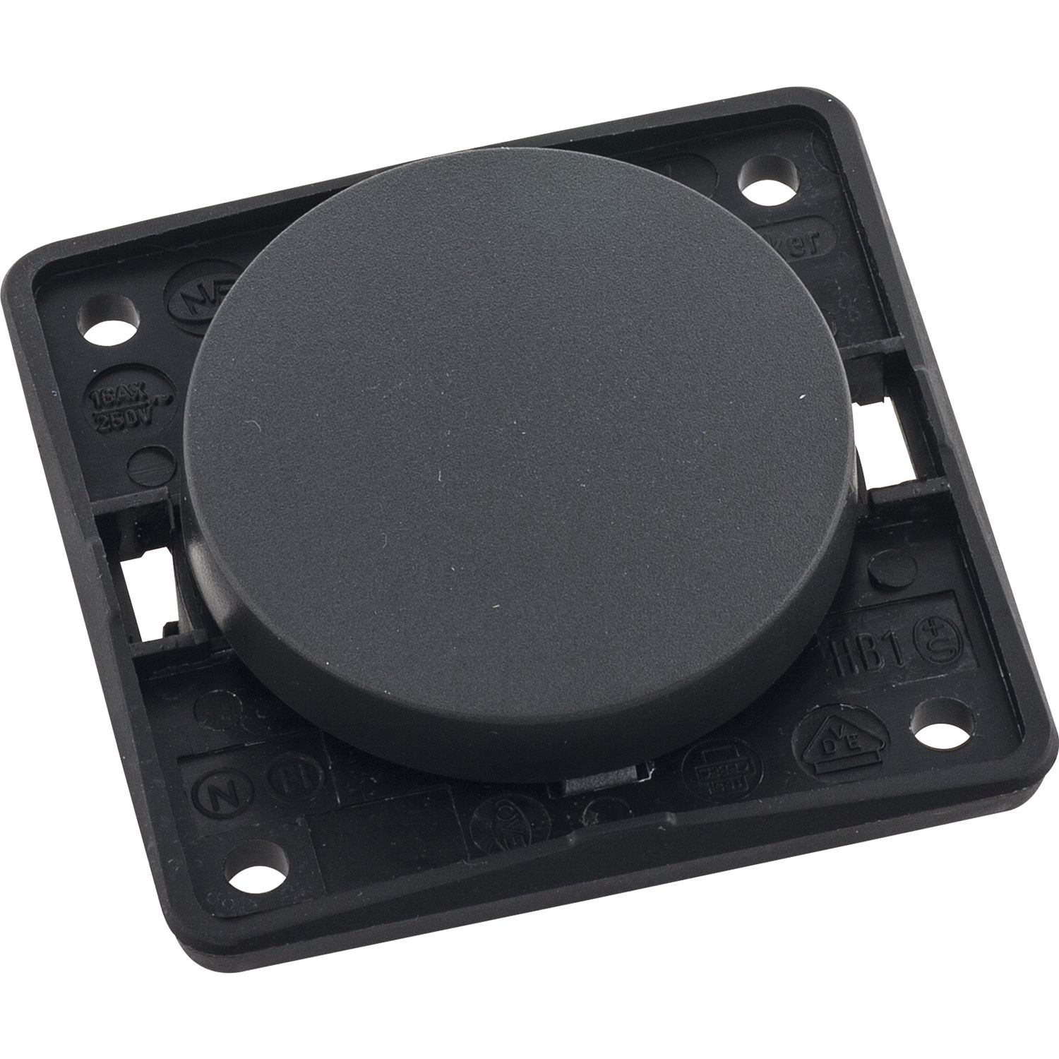 Berker Integro Flow-Pure Taster Schließer anthrazit matt