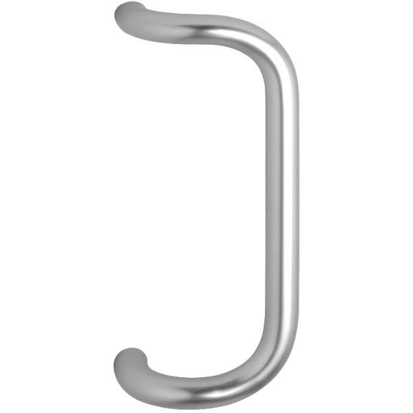 Marchesi Türgriff 4520 - gebogen 382mm Lochabstand 350mm Edelstahl matt