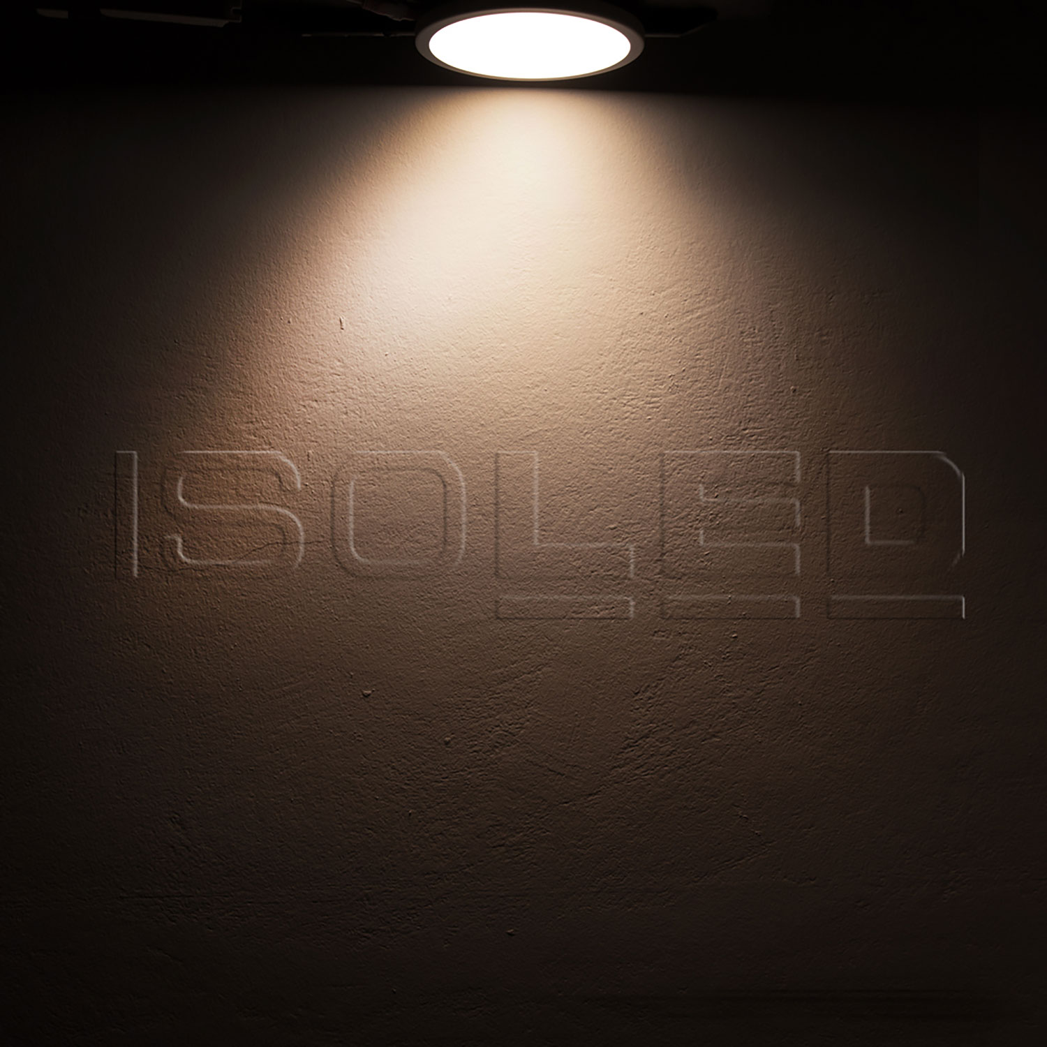 ISOLED LED Downlight Flex 8W prismatisch 120° Lochausschnitt 50-100mm warmweiß dimmbar