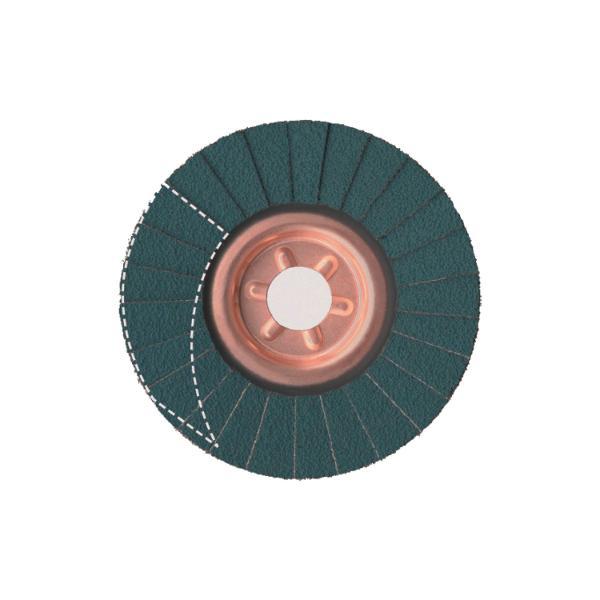 Lukas Schleiflamellenteller SLTT Zirkonkorund ø 125 mm Korn 40
