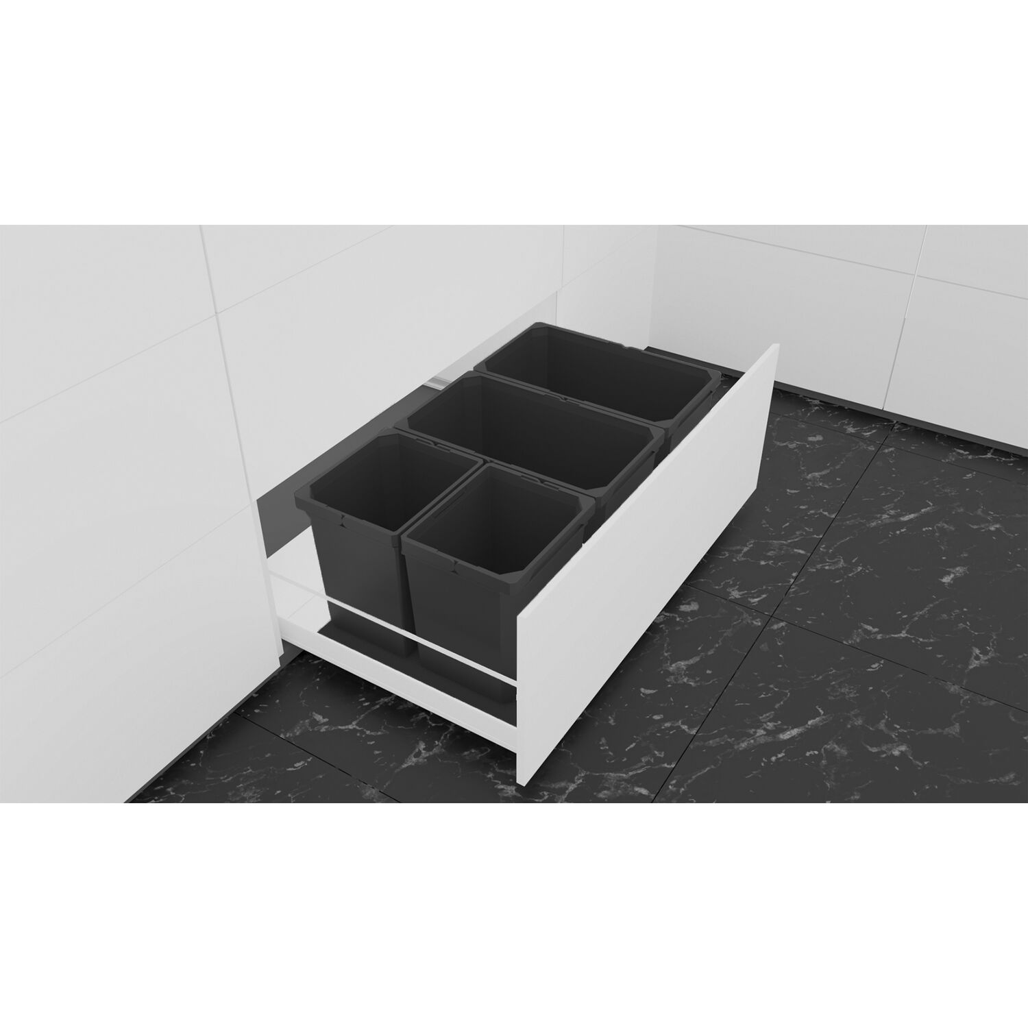 Vauth-Sagel VS ENVI Free Pro Abfalltrennsystem KB 800/Höhe 326 mm Lava
