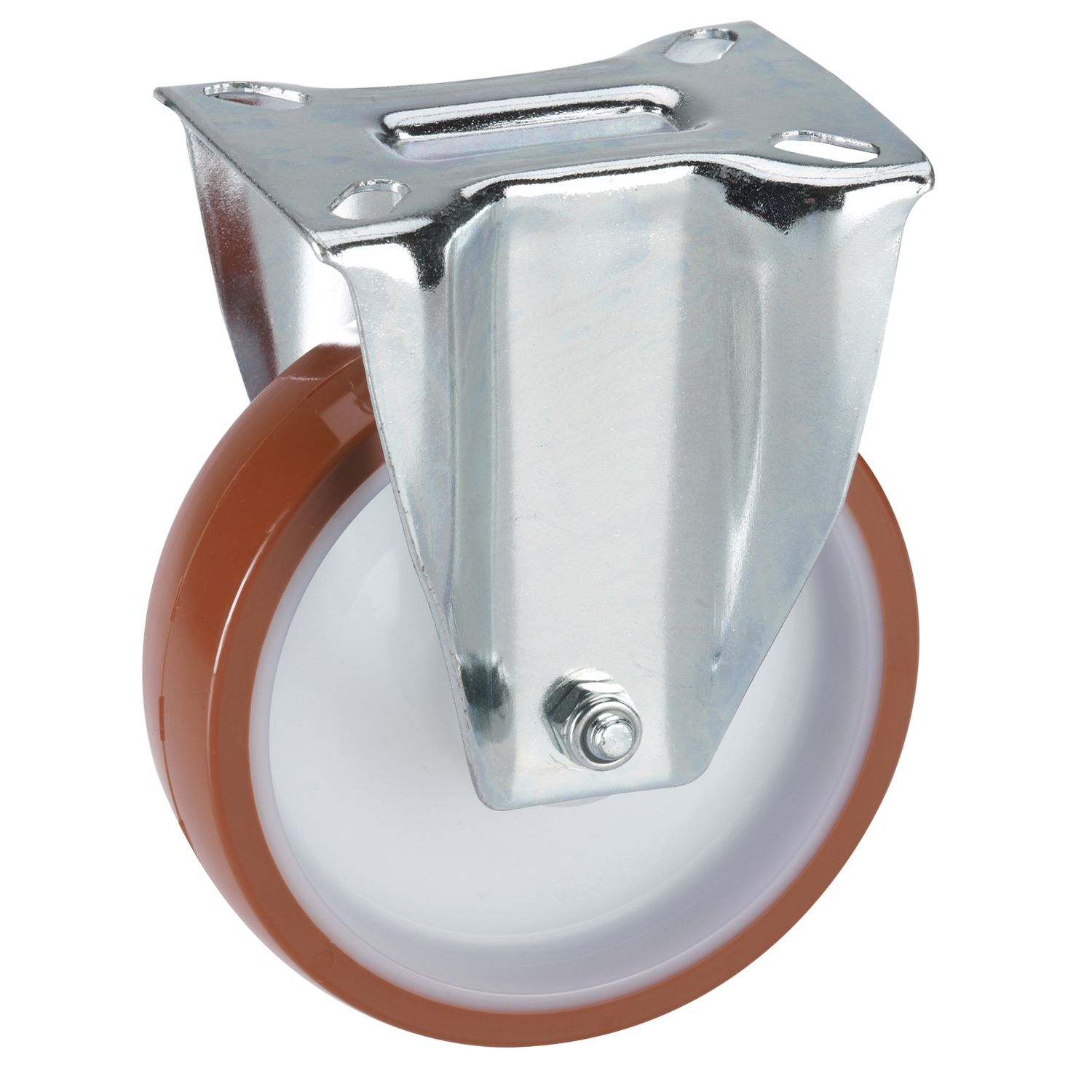 Dörner + Helmer Bockrolle Polyurethan Polyamidfelge 100 mm 150 kg
