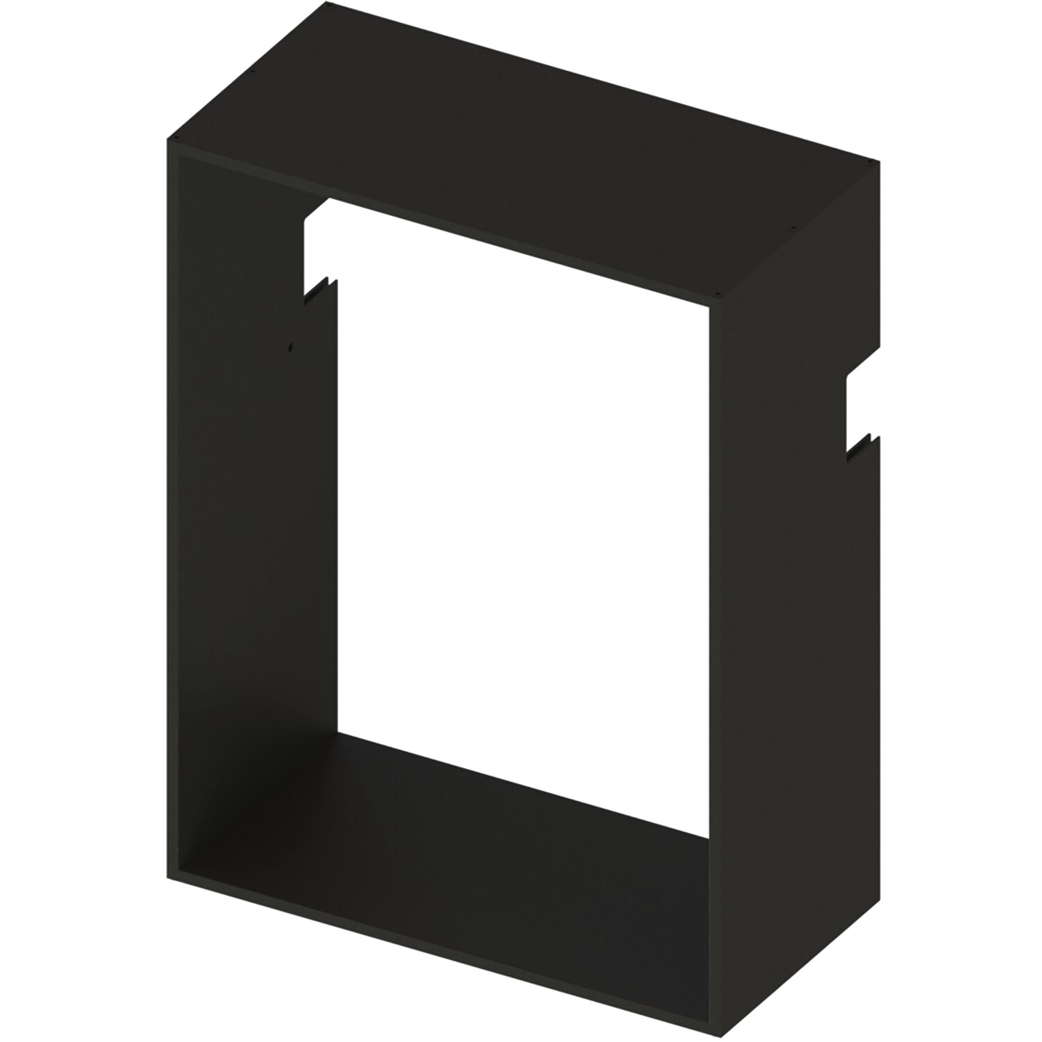 Sign Modul horizontal H: 400 mm B: 450 mm schwarz
