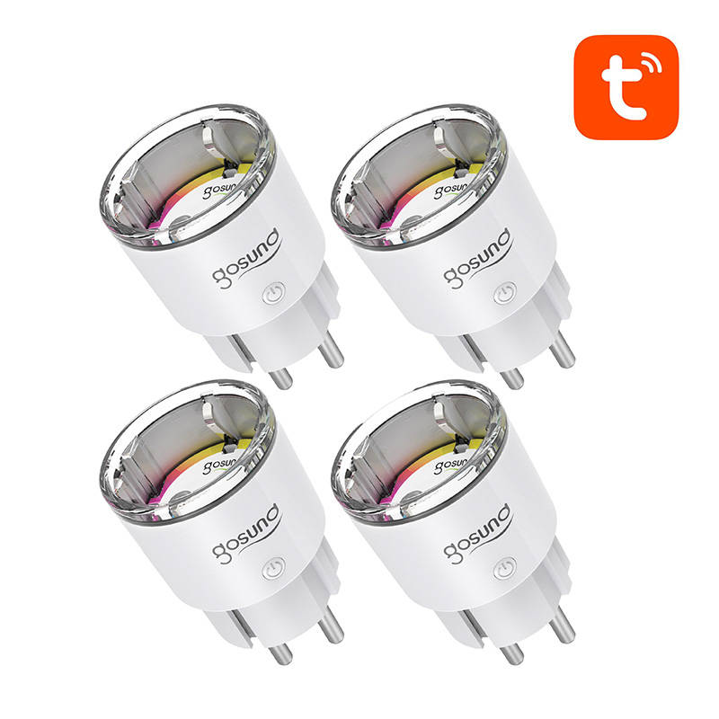 Gosund smarte Steckdose 10A EP2 WiFi Tuya (4Stk)
