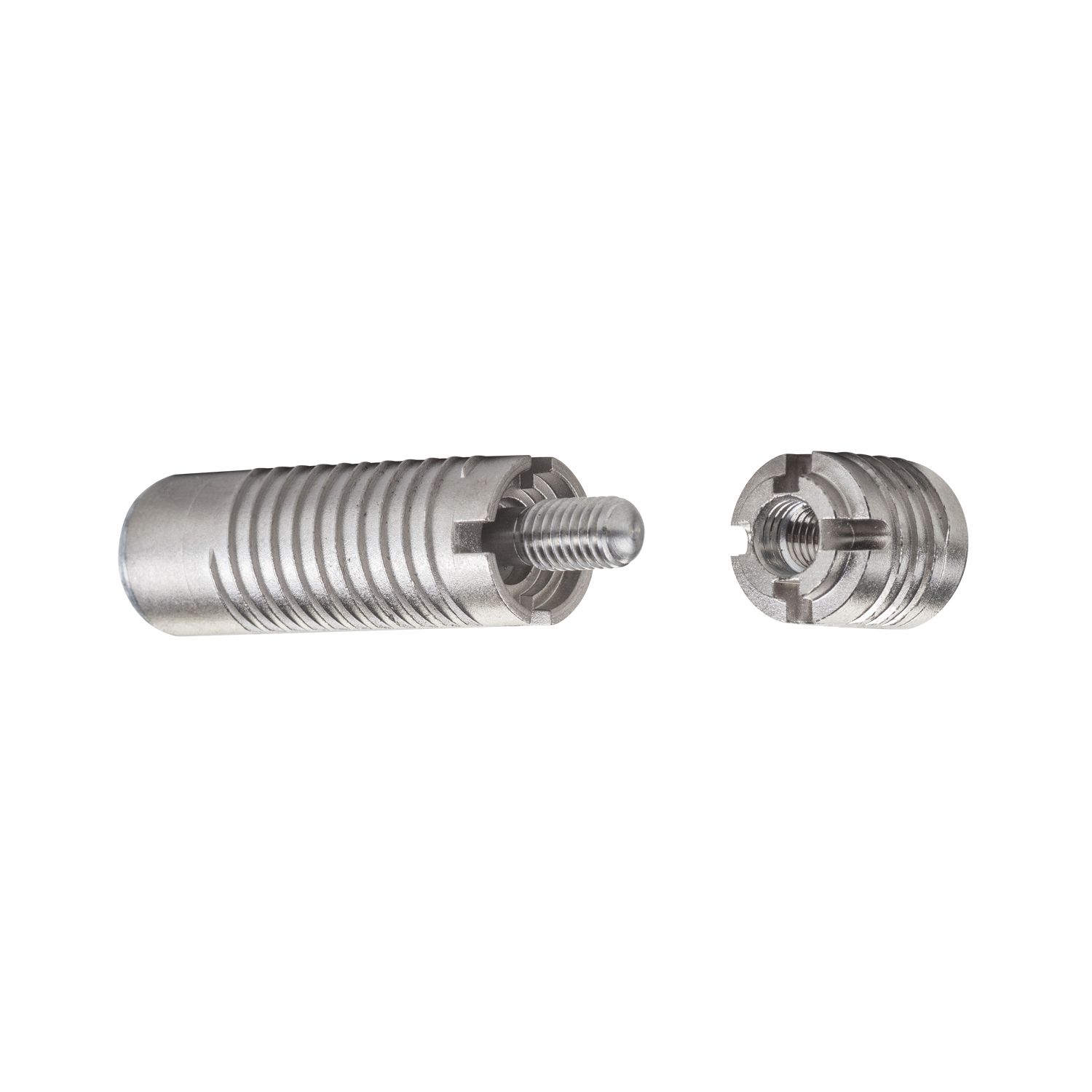 Lamello Invis Mx2 Verbinder Set mit Eindrehmutter 14 mm, Zinkdruckguss