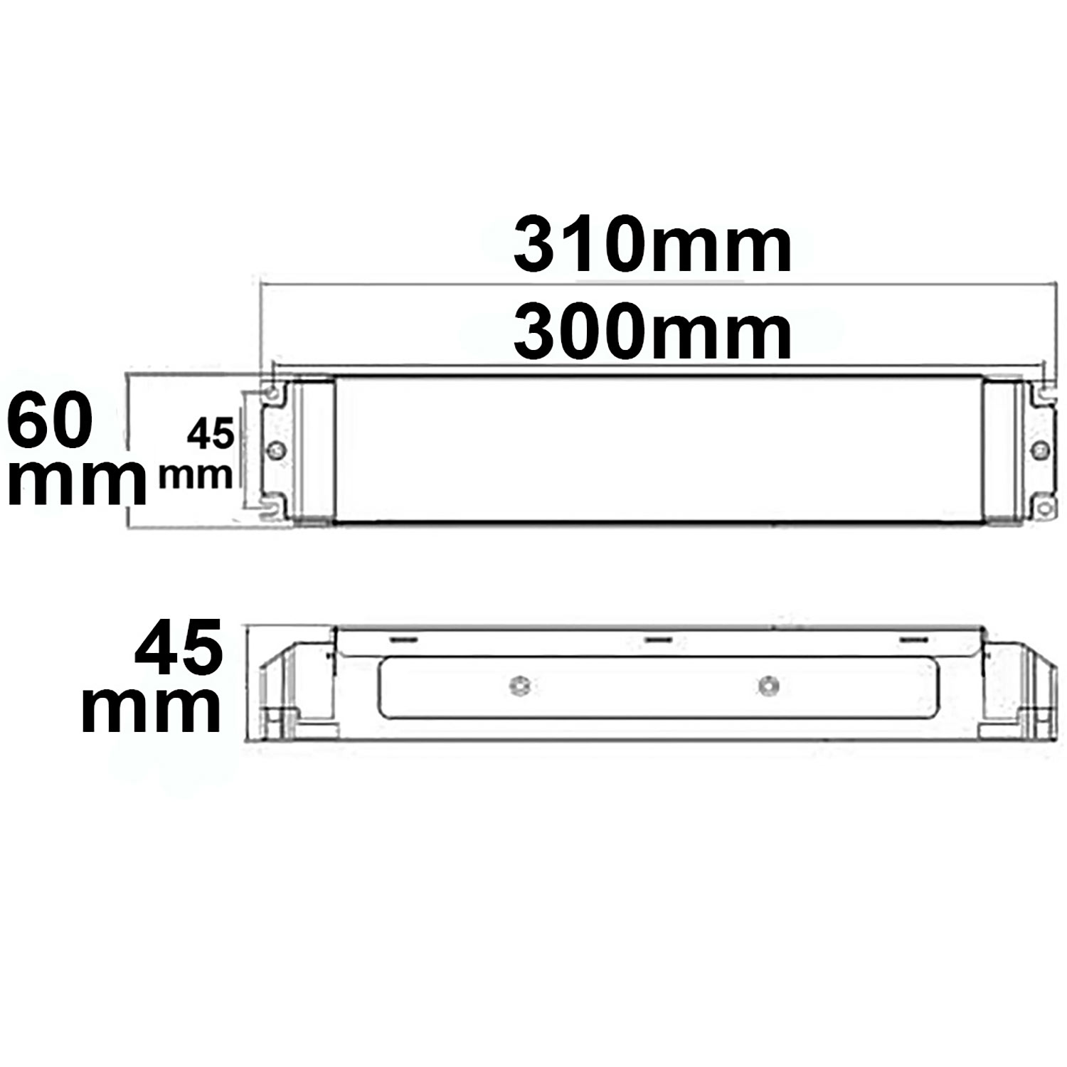 ISOLED LED PWM-Trafo 24V/DC 0-200W IP20 1-10V/Push/DALI dimmbar