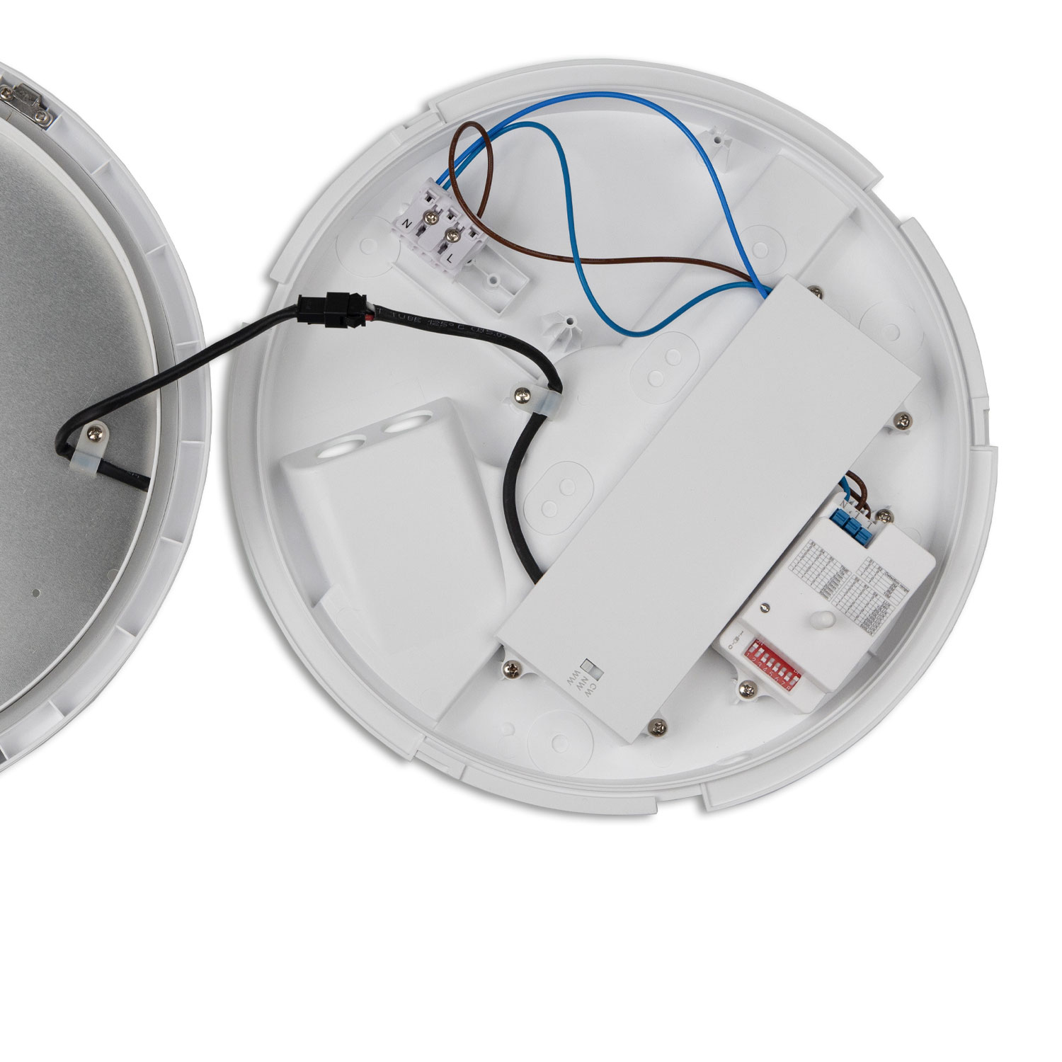 ISOLED LED Decken/Wandleuchte 18W weiß IP54 mit Bewegungssensor ColorSwitch 3000|4000|5000K