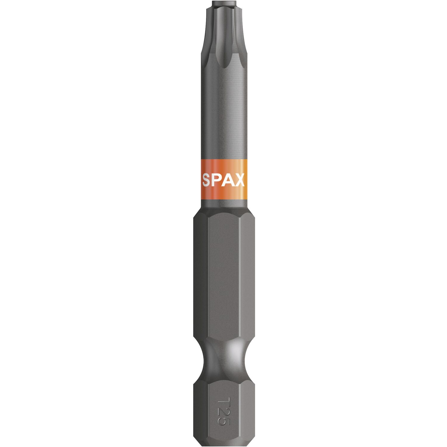 Spax Bit-Einsatz T-Star 1/4"sechskant T25/50 mm Zapfenführung, Inhalt 5 Stück