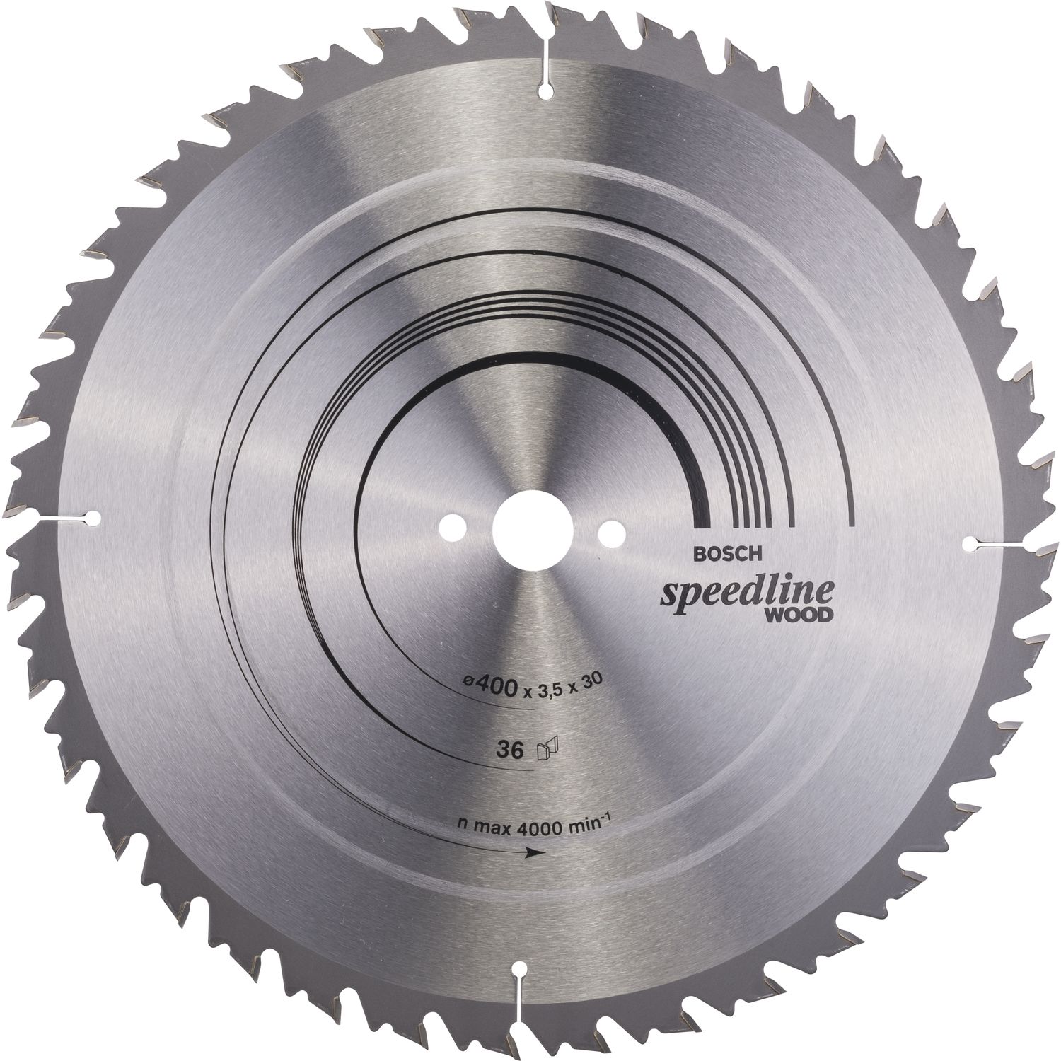 Bosch Kreissägeblatt Speedline Wood ø 400 x 2,5 x 30 mm ZZ 36 (WZ) pos.