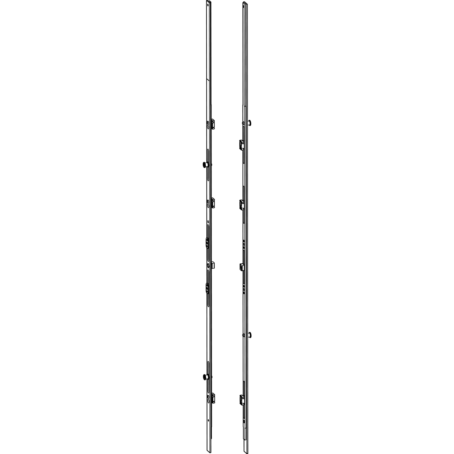 HAUTAU ATRIUM HKS 200 Z Höhenteil-Set Aufsatzgetriebe, FFH 1901-2100 mm