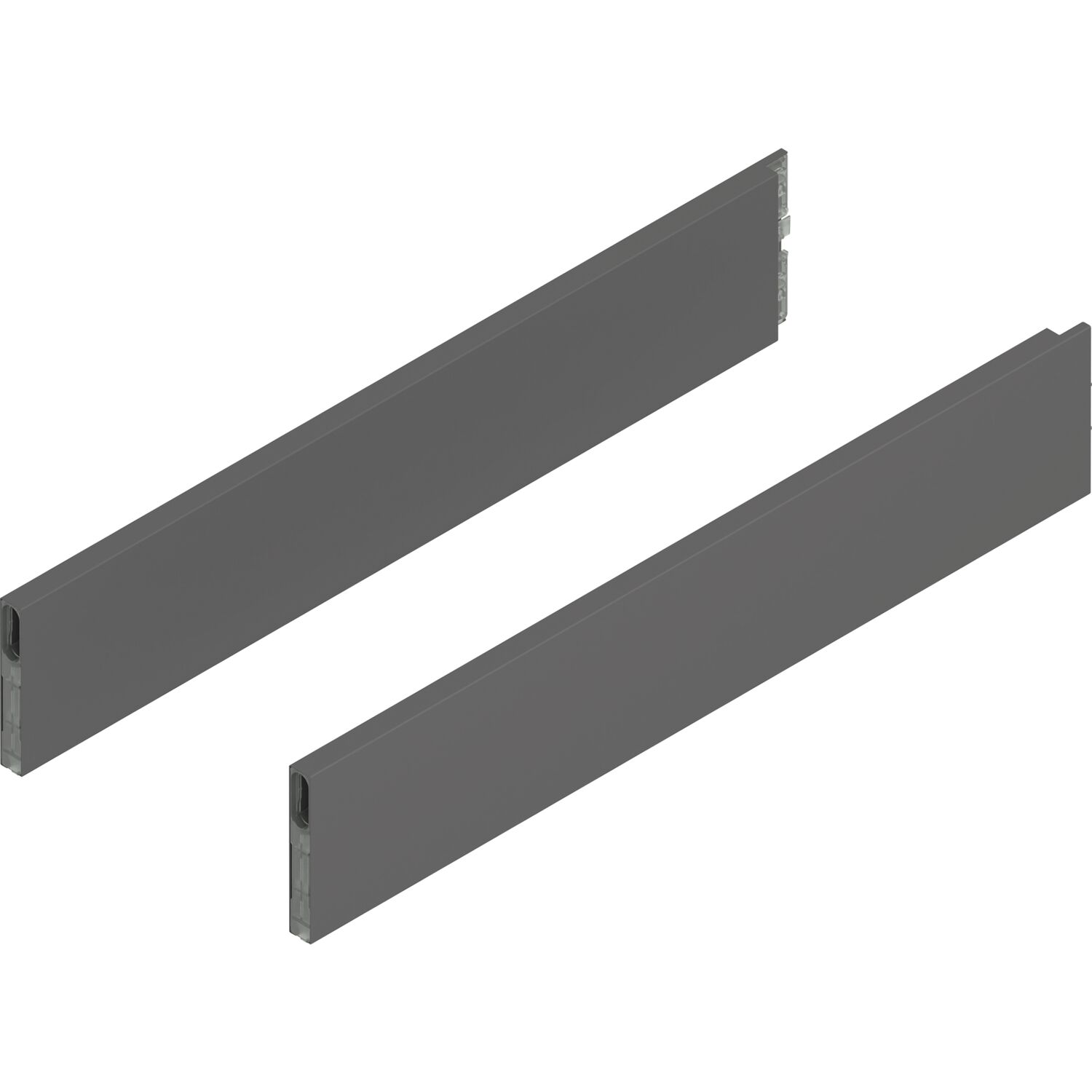 blum MERIVOBOX Boxcap Höhe E, NL 550, Oriongrau-matt