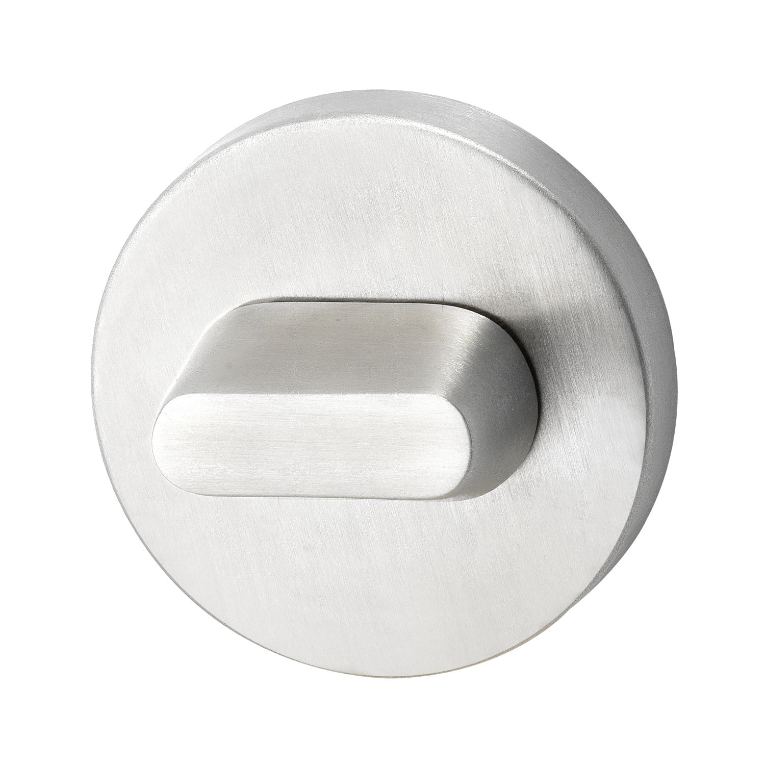MARCHESI Rosette - WC Rosette Anzeige rot/weiß, Edelstahl matt