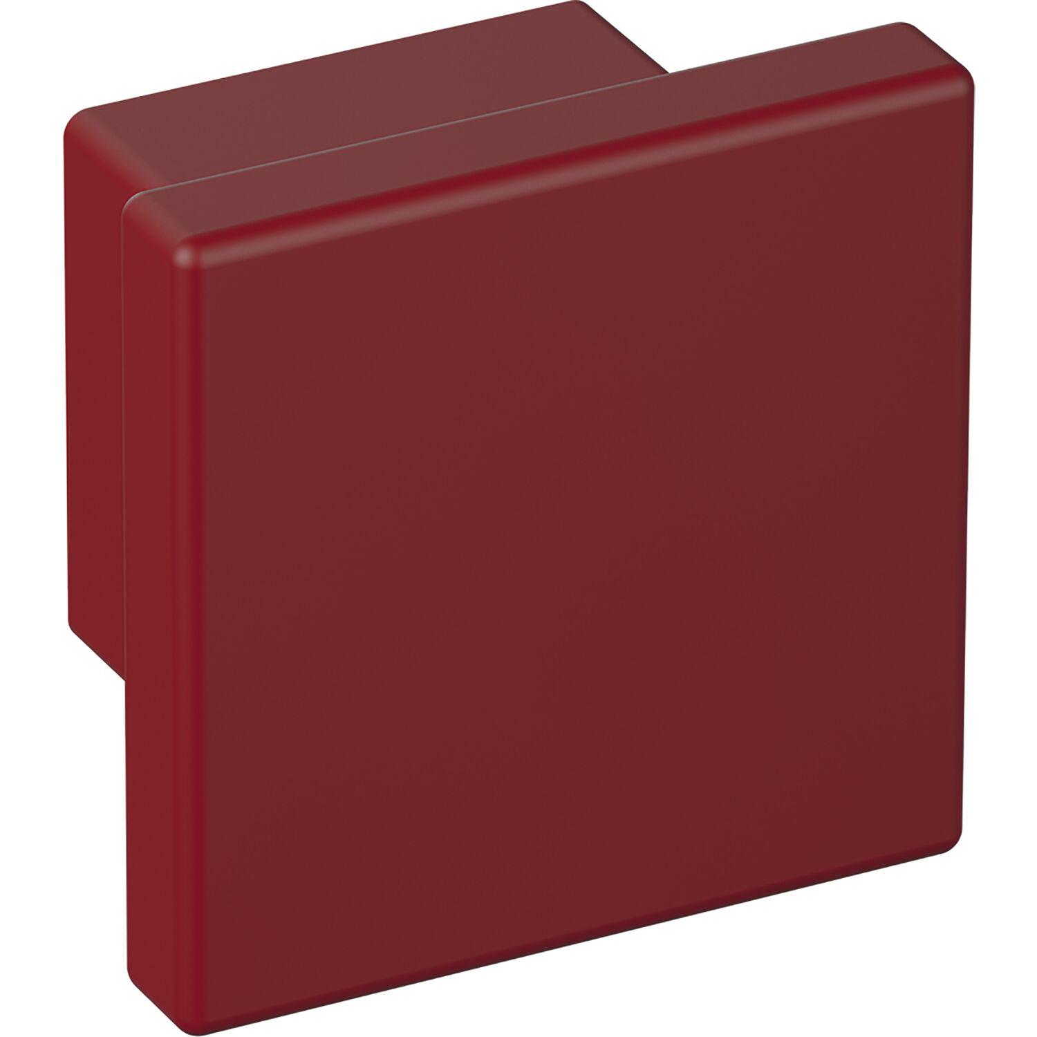 Knopf HEWI 547.32B Breite 32 mm, Tiefe 30 mm, Polyamid rubinrot matt