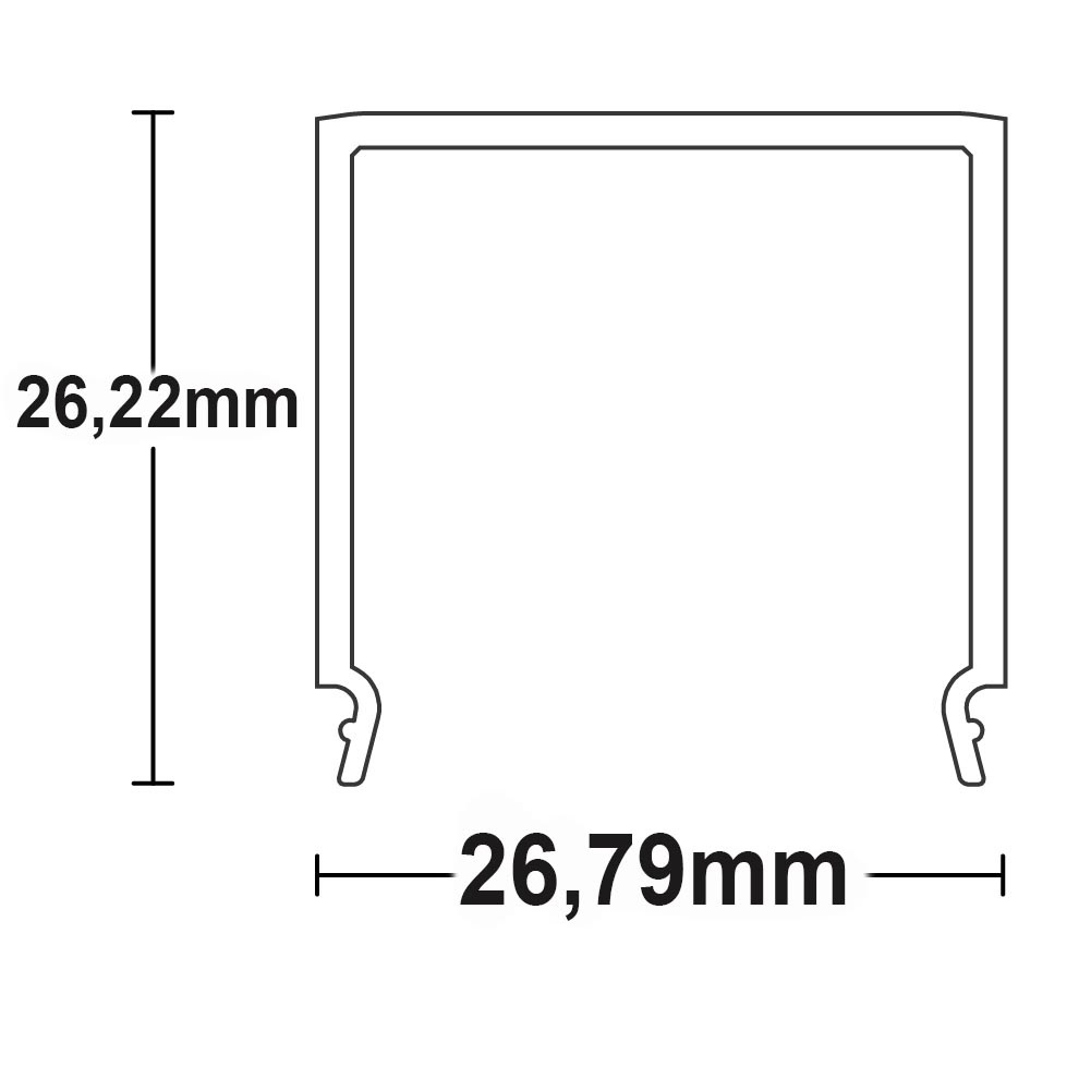 ISOLED Abdeckung COVER12 opal 200cm für SURF24(FLAT)/DIVE24(FLAT)