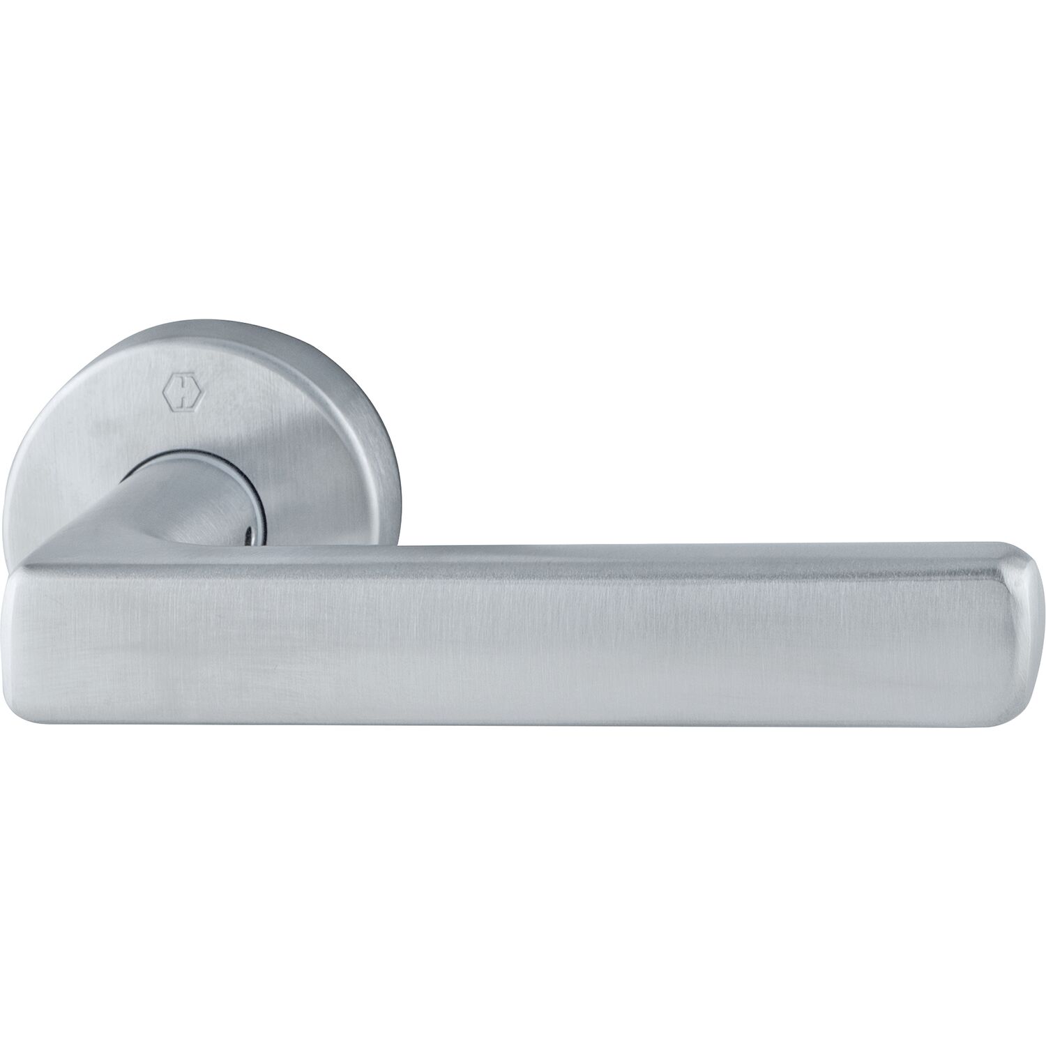 HOPPE Drückerhalbgarnitur DALLAS rund, Vierkant 10/62 mm, Edelstahl matt