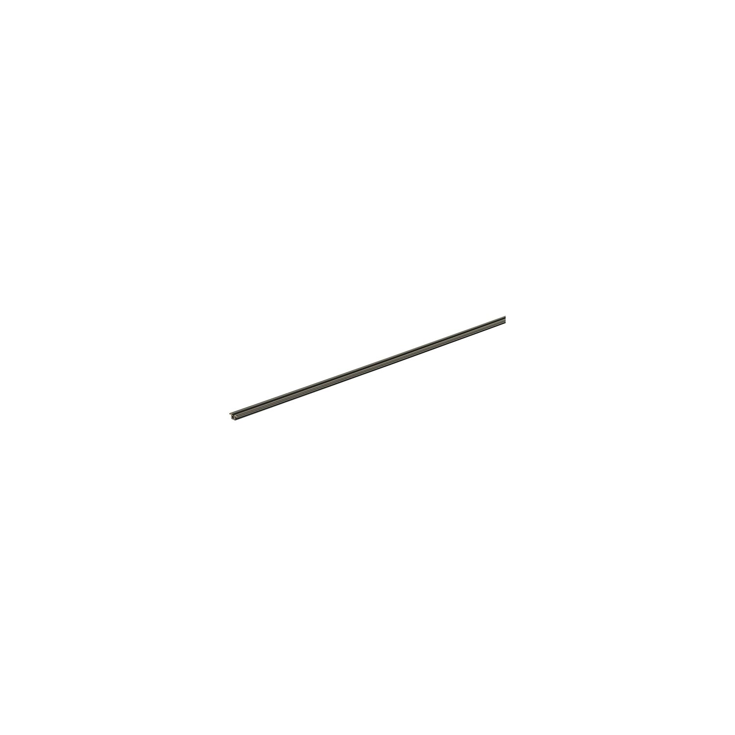 Hettich SlideLine 55 Einfach- Führungsprofil, 4000 mm, Kunststoff braun