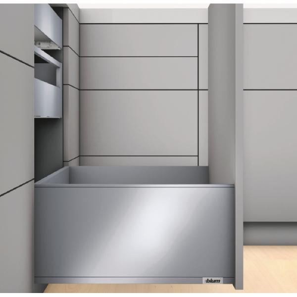 blum LEGRABOX pure SET Höhe F, BLUMOTION S, 40Kg, NL 500, Oriongrau