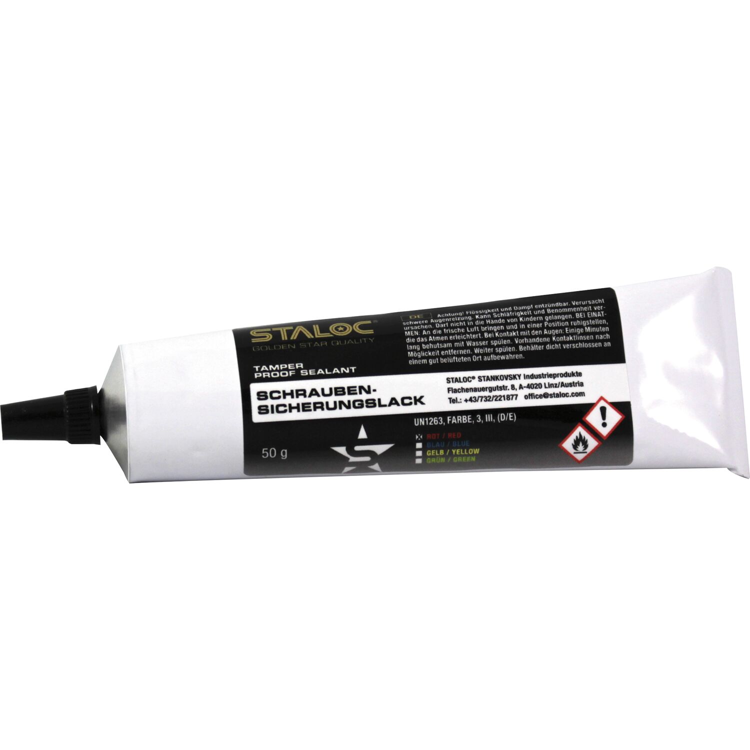 STALOC Schraubenssicherungslack 50ml gelb (50 ml)