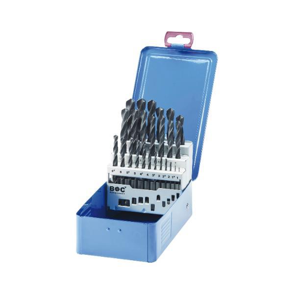 Bohrcraft Spiralbohrer-Kassette DIN338RN HSS ø 1-13 mm 25-teilig