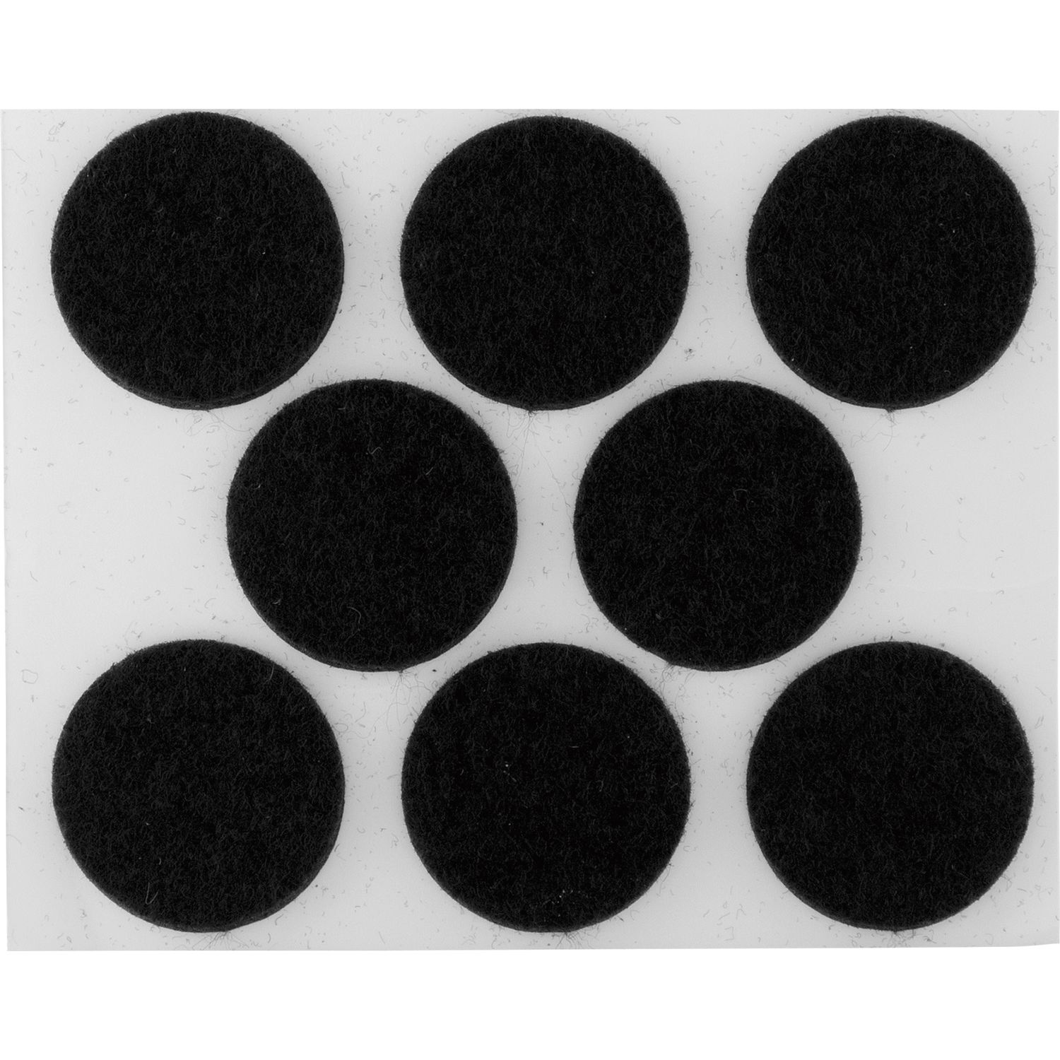 Filzgleiter rund, 28, Materialstärke 3 mm, selbstklebend, braun, Inhalt 8