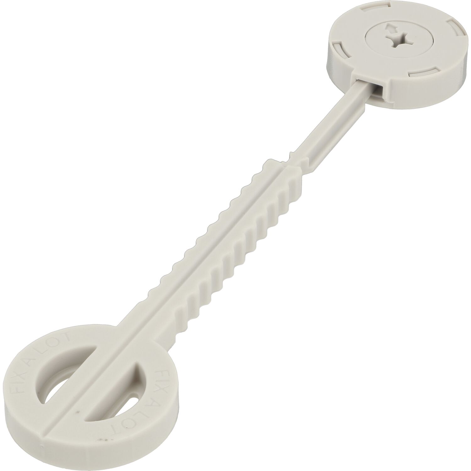 Siso Arbeitsplattenverbinder FIX-A-LOT für Arbeitsplatten ab 10 mm, KS hellgrau