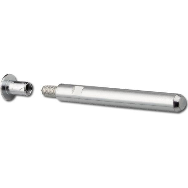 EBB Tablarträger M8 Tablarstärke 22mm Bohrtiefe 100mm glanzverzinkt