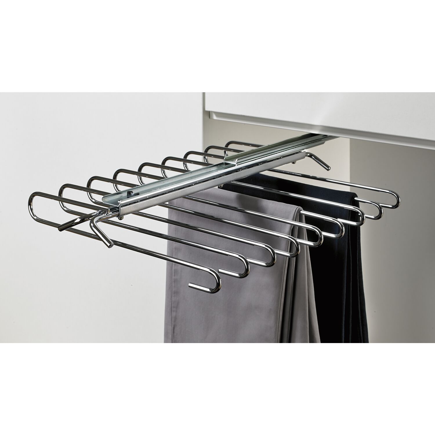 Hettich Hosenhalter einarmig Stahl verchromt