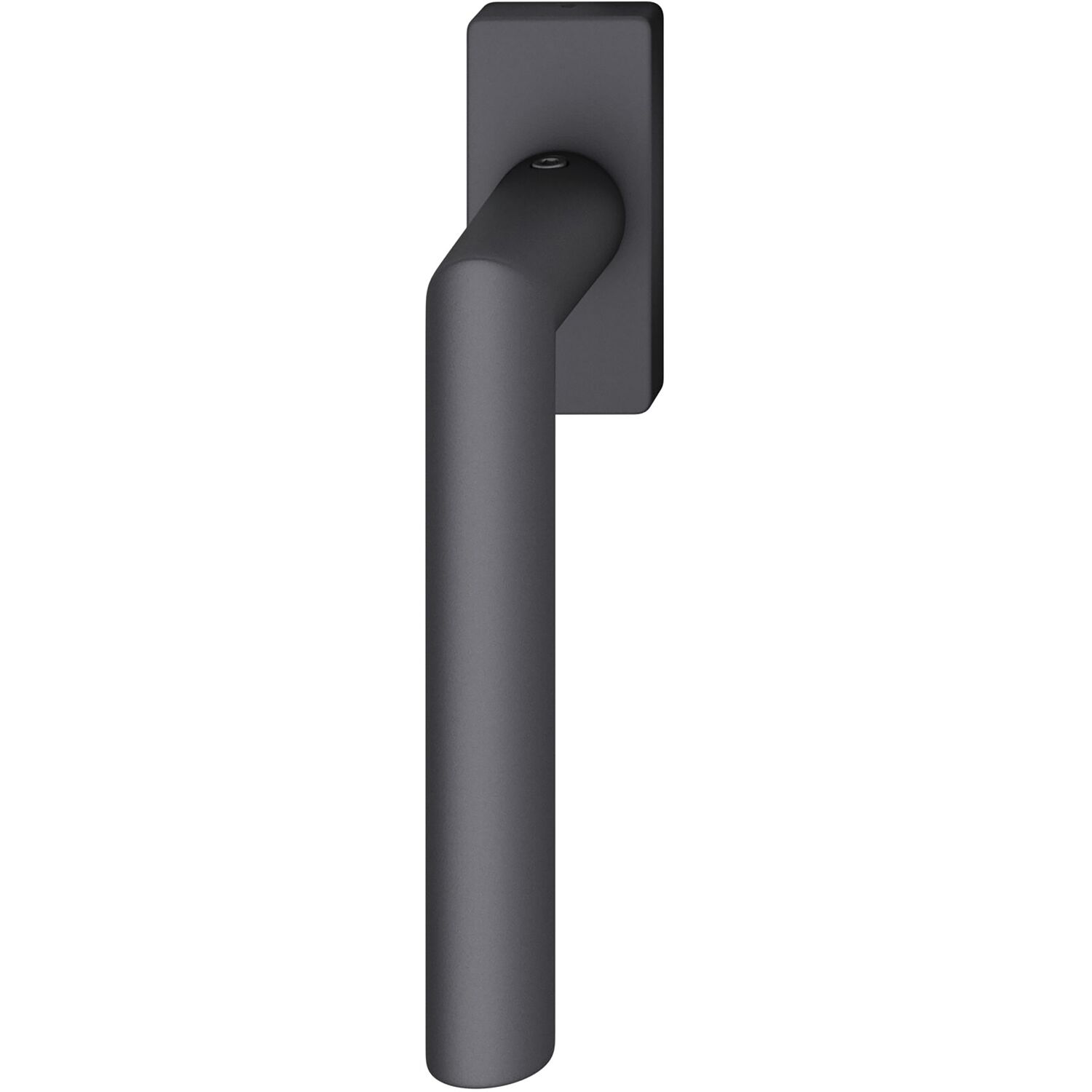 FSB FSB Fenstergriff 34 1076 eckige Rosette, Aluminium schwarz matt