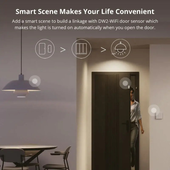Sonoff SwitchMan Smart Wandschalter M5 86 Matter 2fach weiß