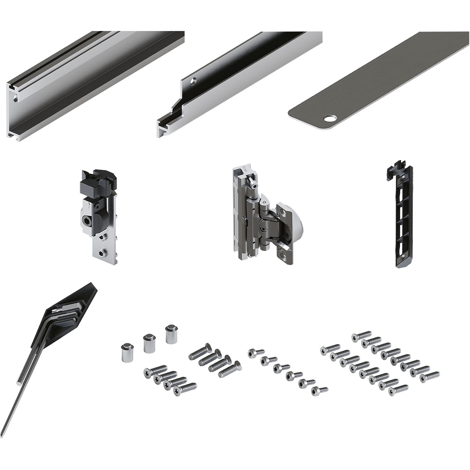 HAWA Concepta III 25 Grundgarnitur rechts, Türhöhe 1200 - 2200 mm
