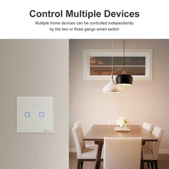 Sonoff WLAN-Wandschalter der SONOFF TX-Serie WiFi+RF433 T1 1fach