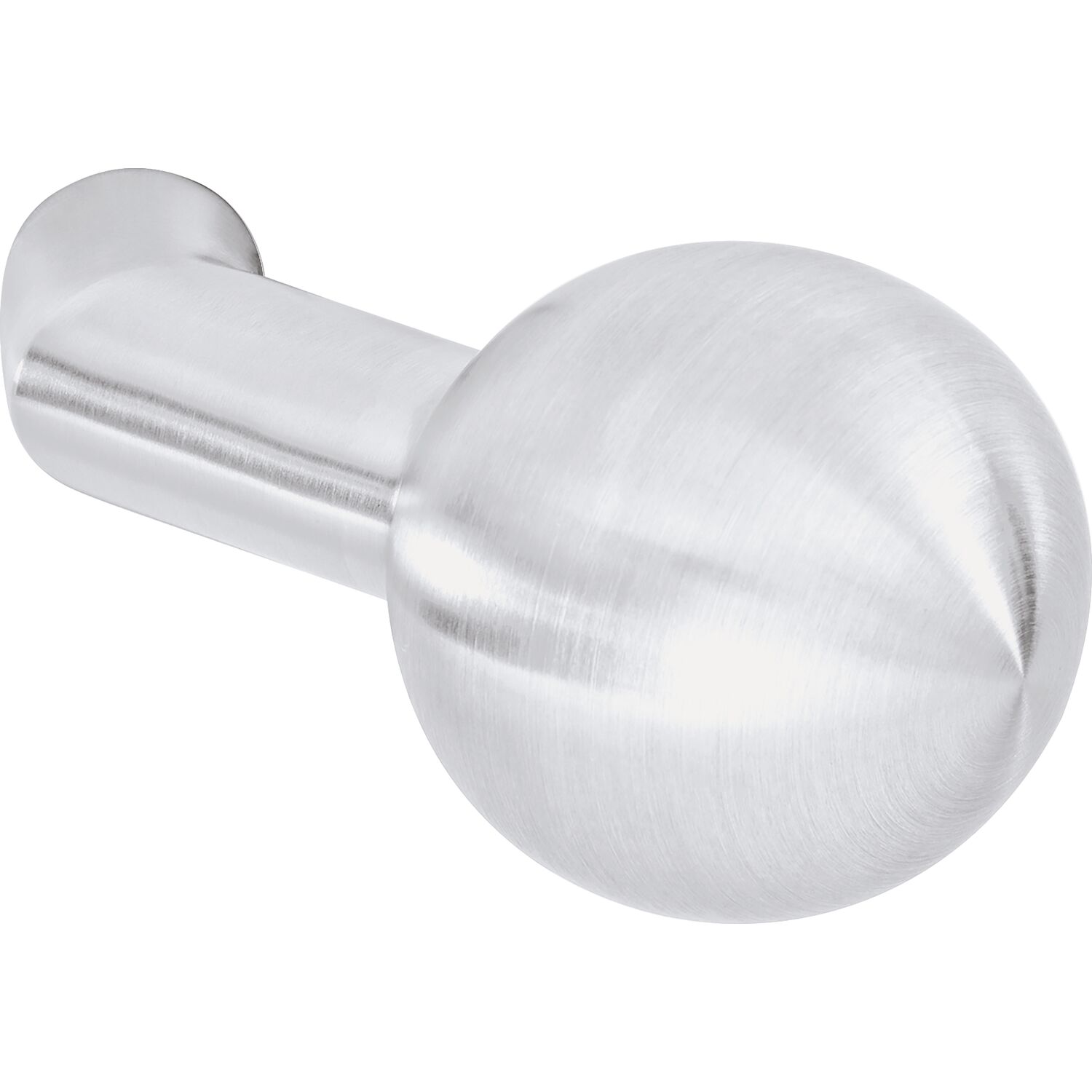 Ogro OGRO Knopfdrückerlochteil PREMIUM 8548 V - ohne Rosette, silber eloxiert