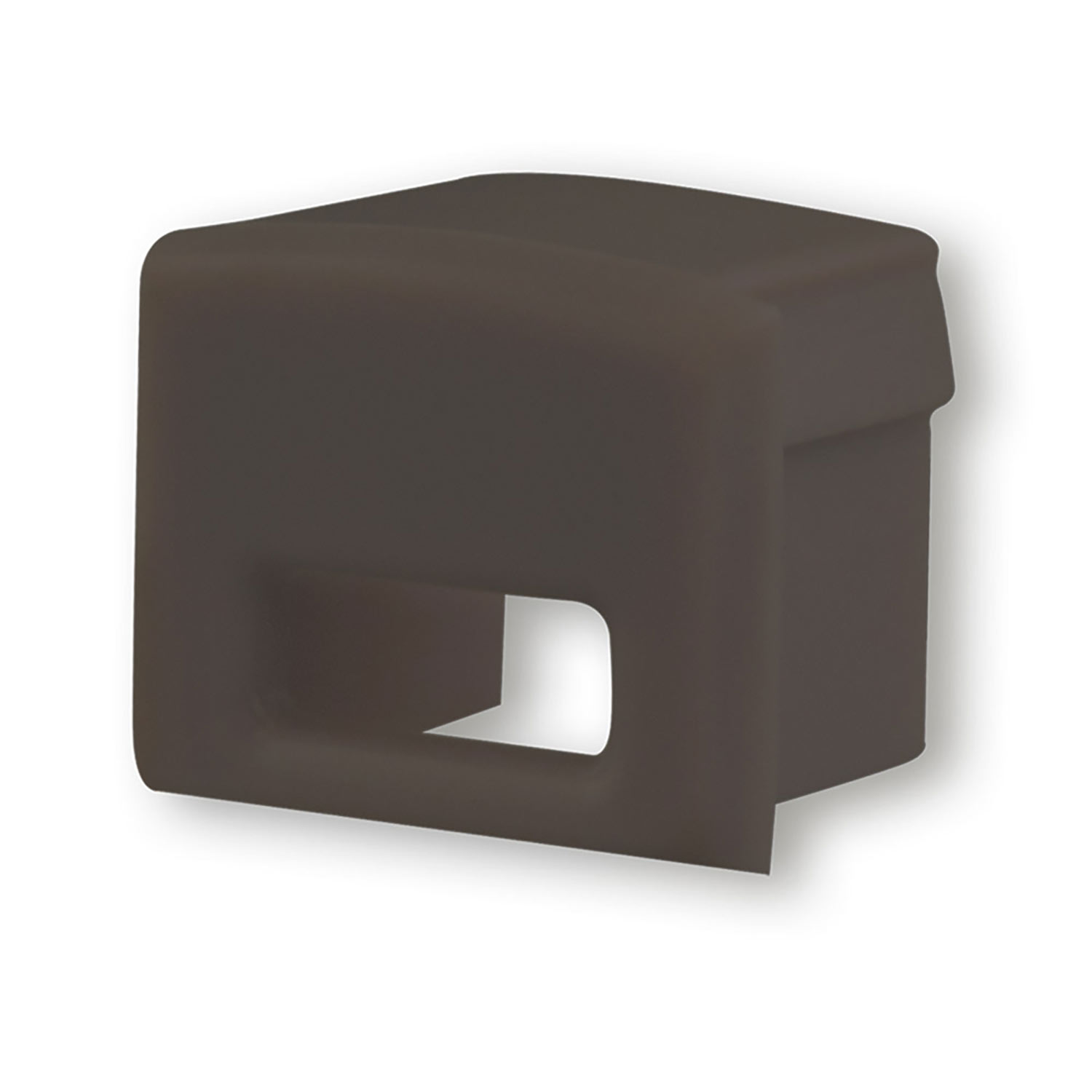 ISOLED Endkappe EC5B schwarz für Profil SURF12 mit Kabeldurchführung 1 STK