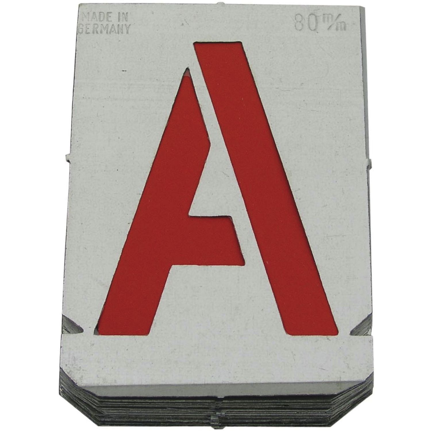 Signierschablonen-Satz Buchstaben 80 mm