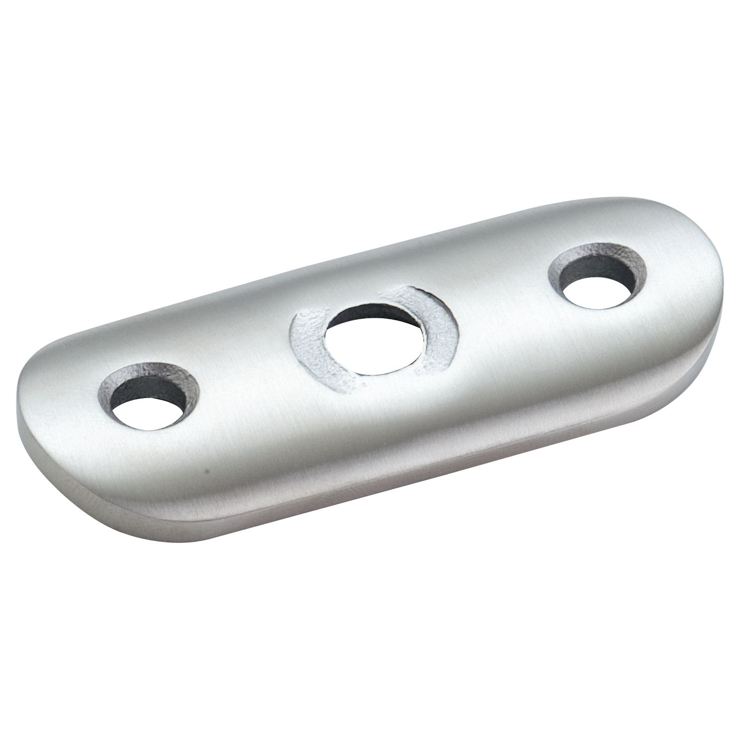 croso Handlaufträger-Platte für Rohr ø 42,4 mm, Edelstahl geschliffen V2A