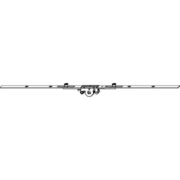 Maco #208328 MACO MM Kantenverschluss mittig 2iS, DM 15 mm, FFB 300-500 mm (208328)