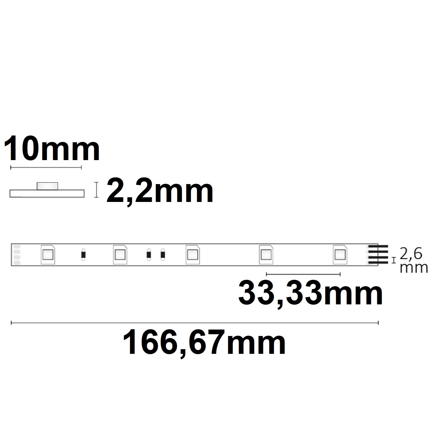 ISOLED LED SIL-RGB Flexband 24V DC 7,2W IP20 5m Rolle 30 LED/m