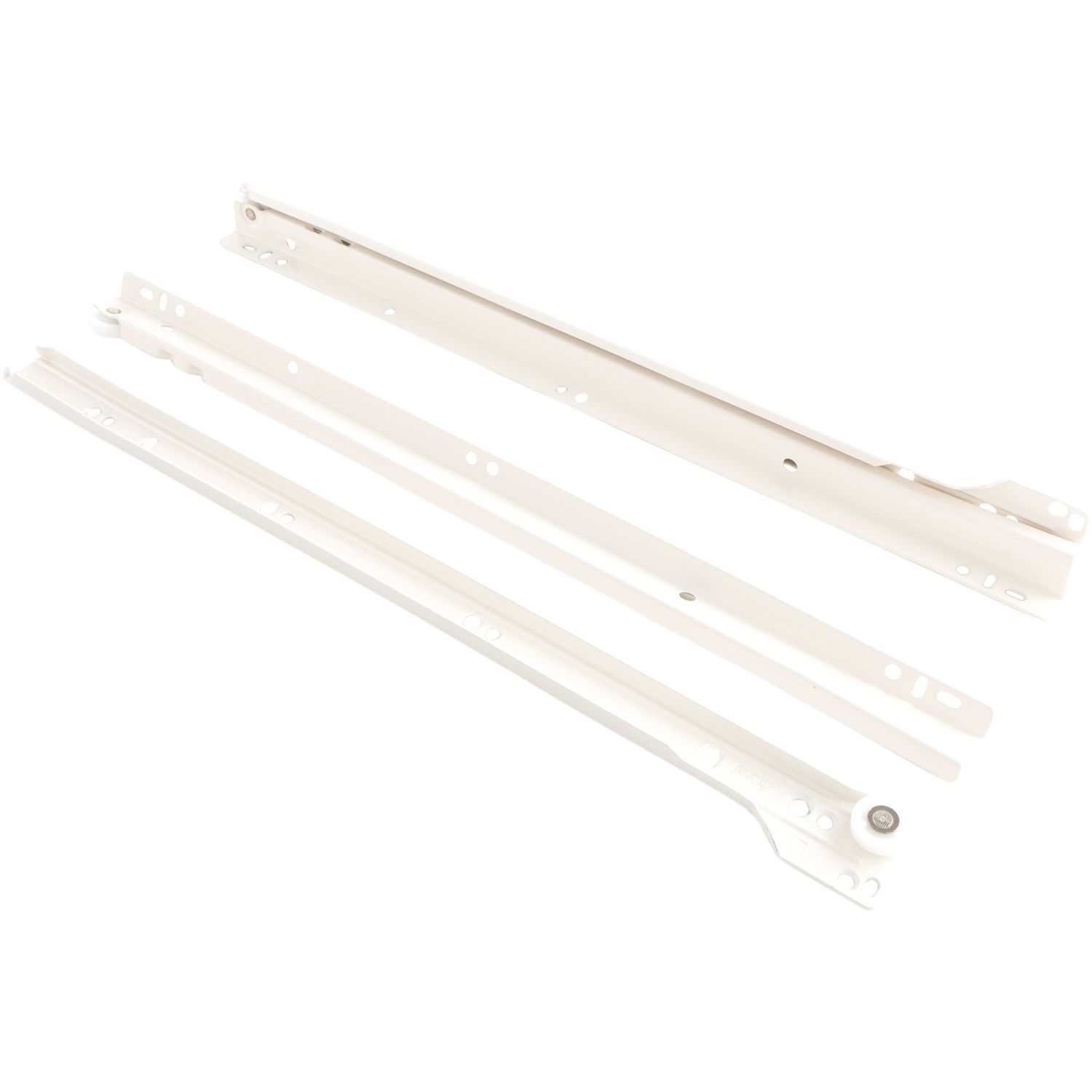 blum Rollschubführung Teilauszug BS230 M 300 mm weiß