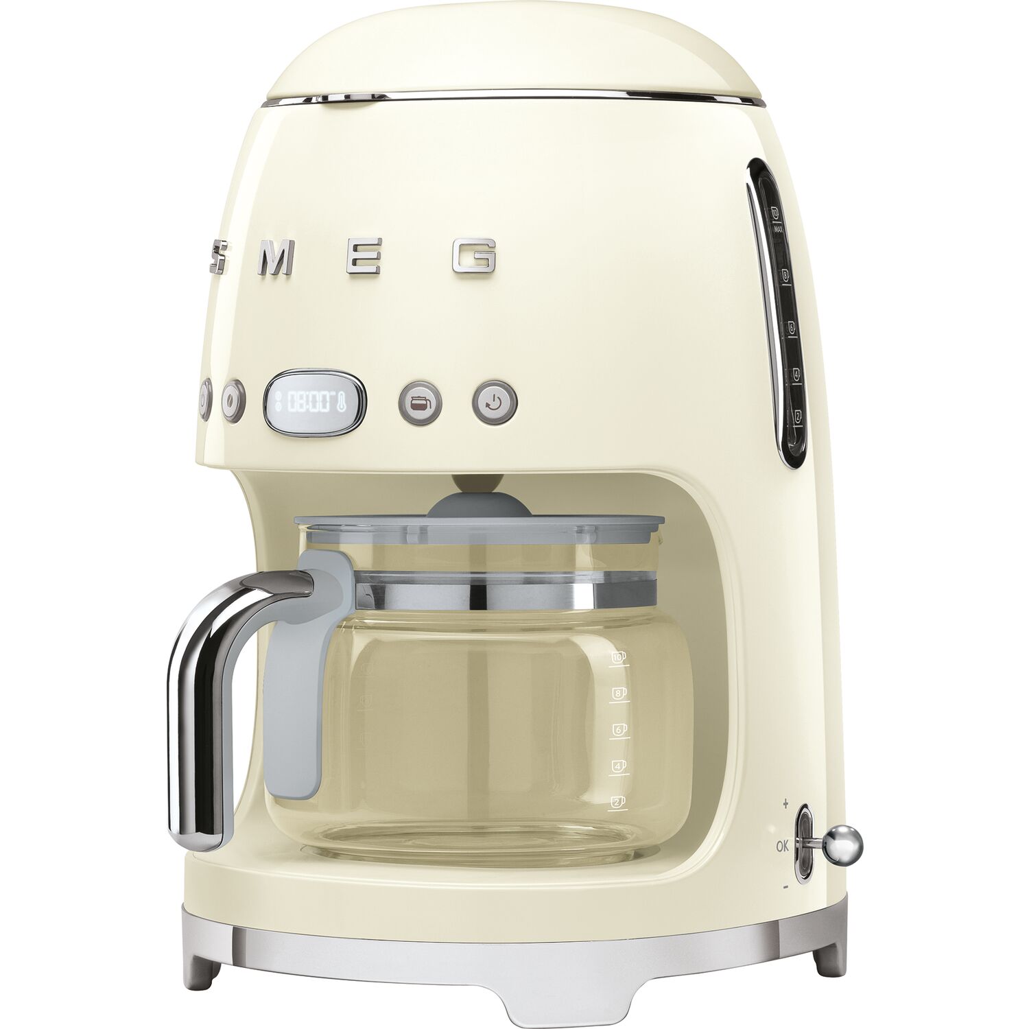 SMEG Filter-Kaffeemaschine DCF02CREU, Creme