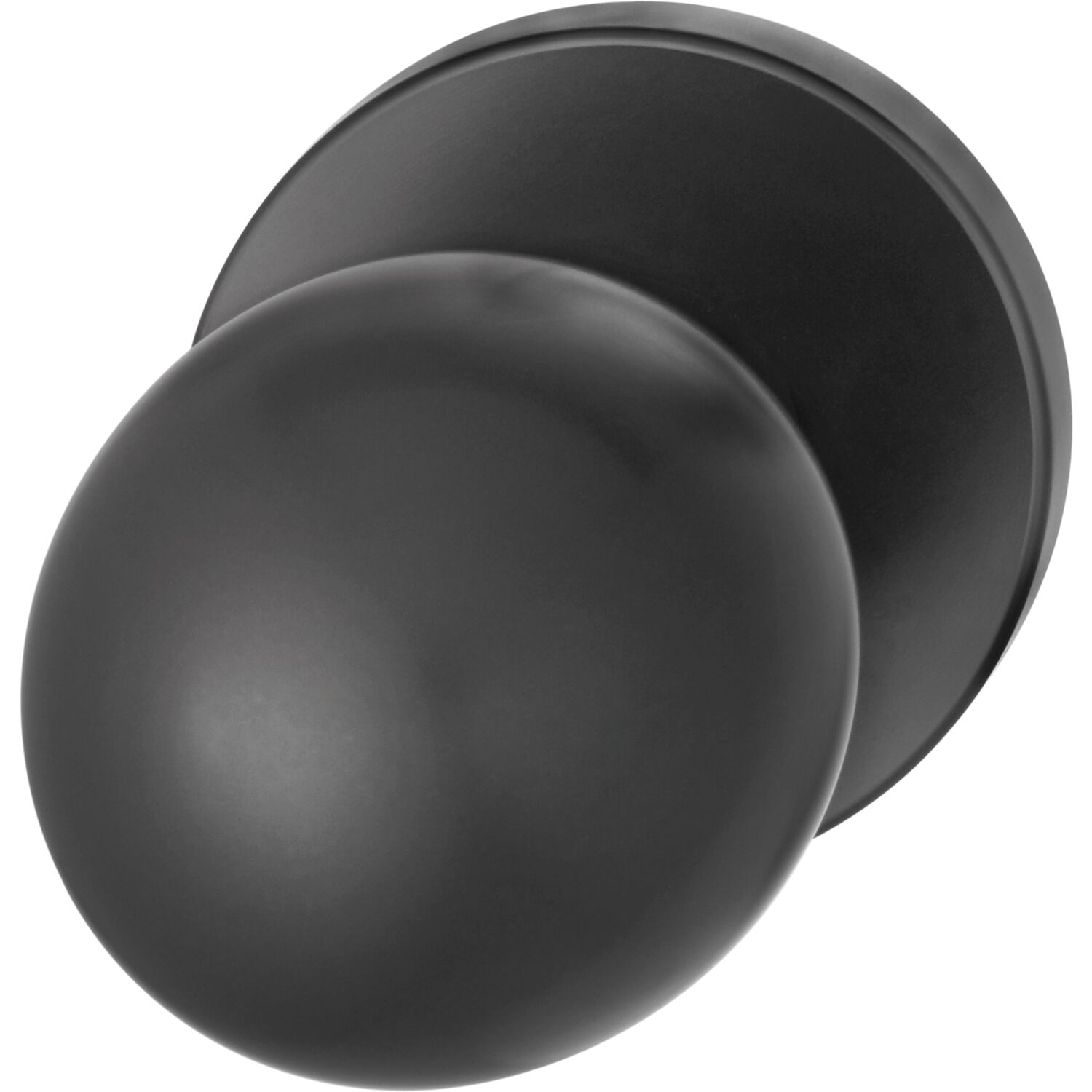 FSB FSB Türknopf 23 0802 03400 ASL/AGL fest auf Rosette, Aluminium schwarz matt