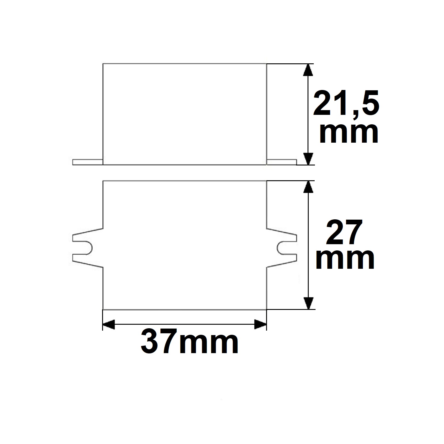 ISOLED LED Konstantstrom-Trafo 350mA 1-4W SELV